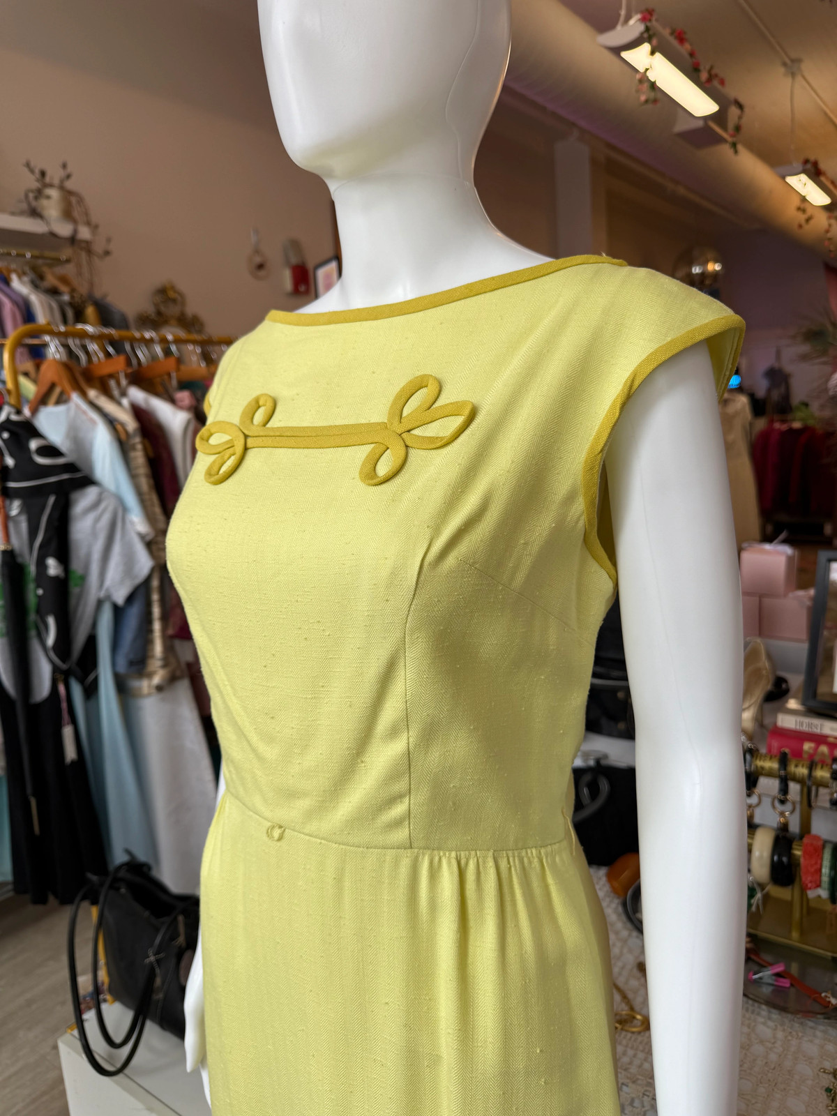 Lemon Wiggle Dress