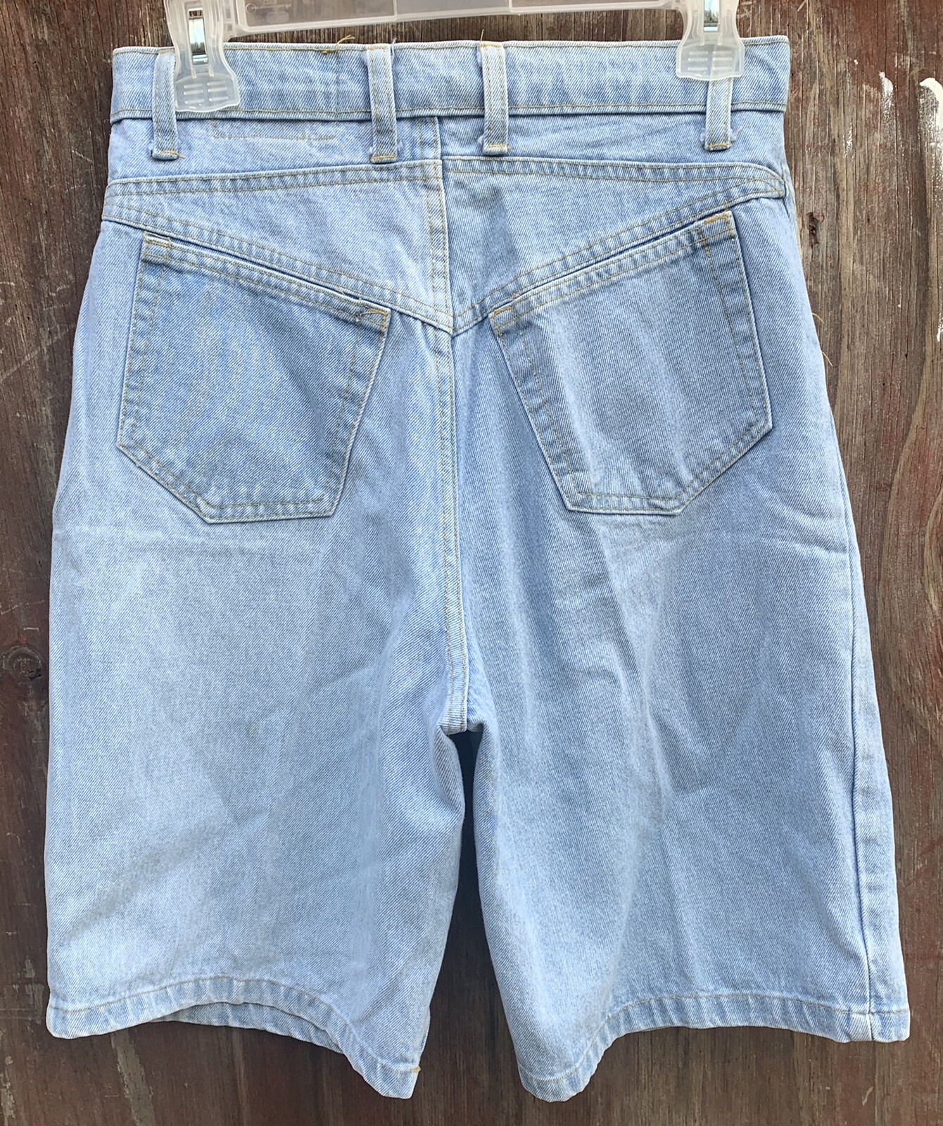 Not Guilty USA High Waist Denim Shorts 9/10 28 In Waist Talon 42 Zipper Jorts