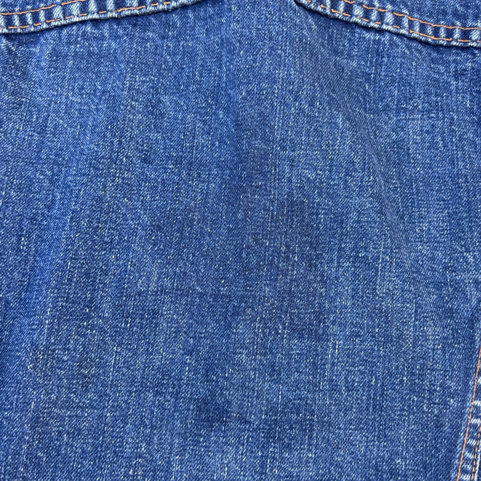 Vintage 1970s Levi’s Big E Denim Trucker Jacket Type 3 Embroidered Hippie Biker