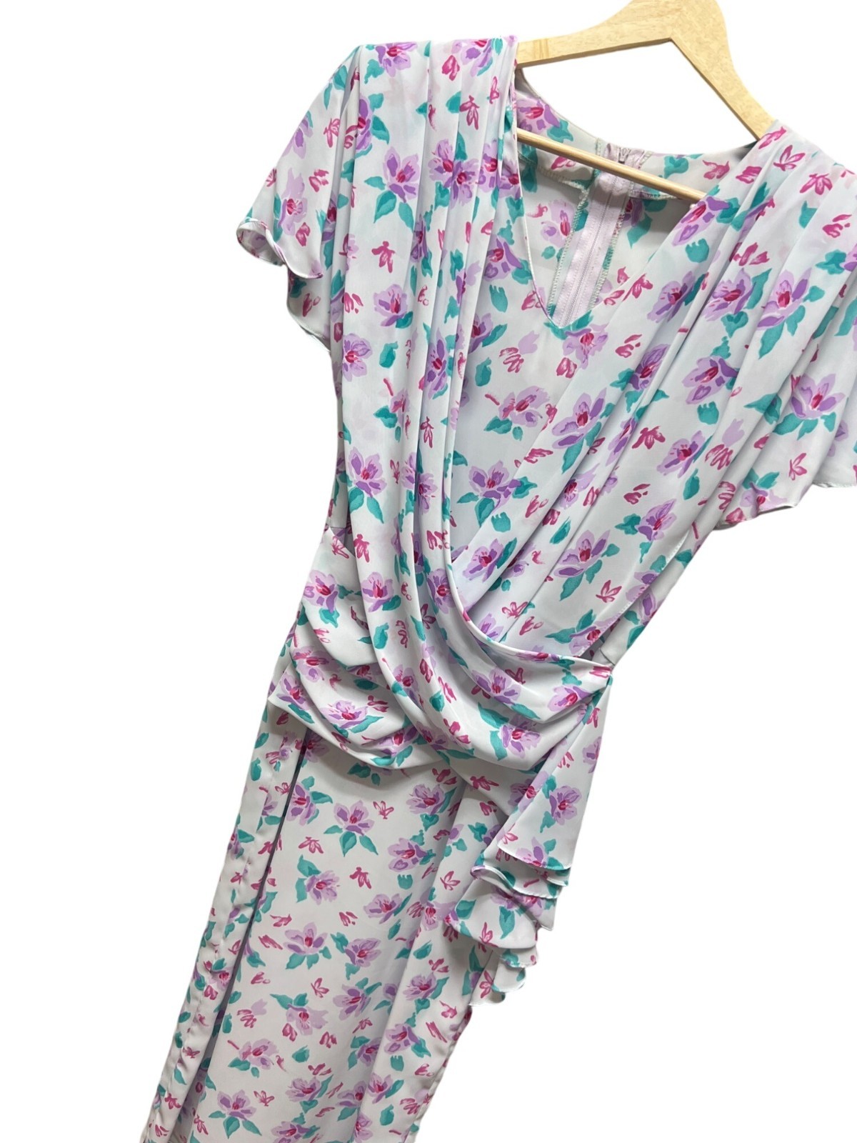 You Babes II Vintage 80’s Floral Fit & Flare Shift Dress