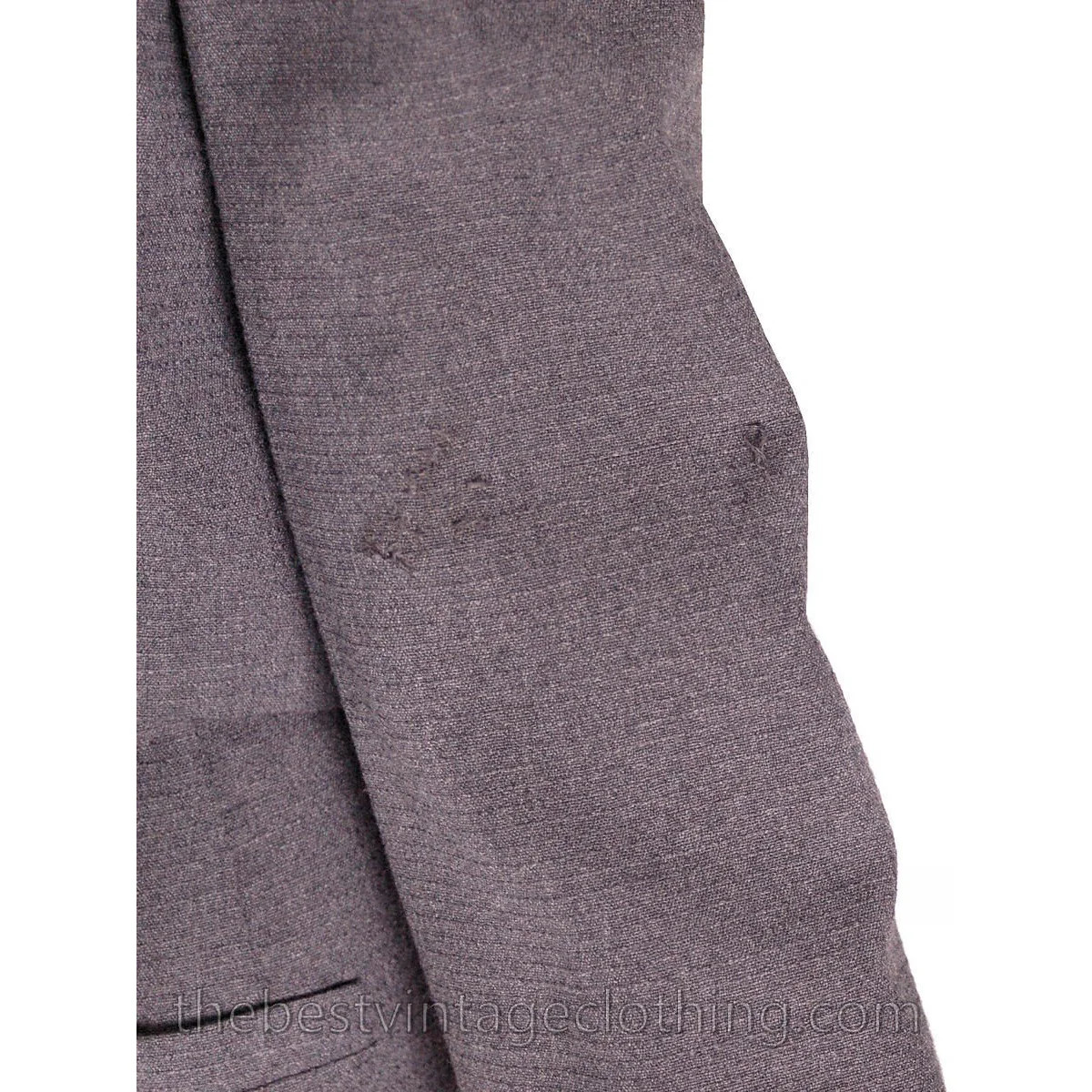 Jablow Suit Vintage 1950s Gray Womens Wool Damaged Costume 40-27-41 Secretary
