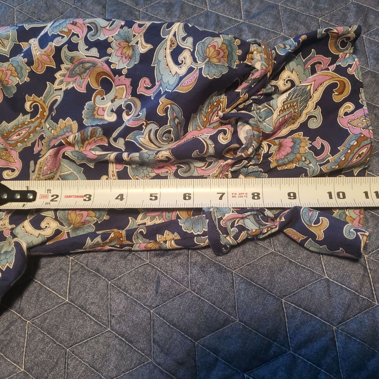 Vintage POMARE Hawaiian Floral Cotton Dress Tag 14 (fits 10) Boho Prairie USA