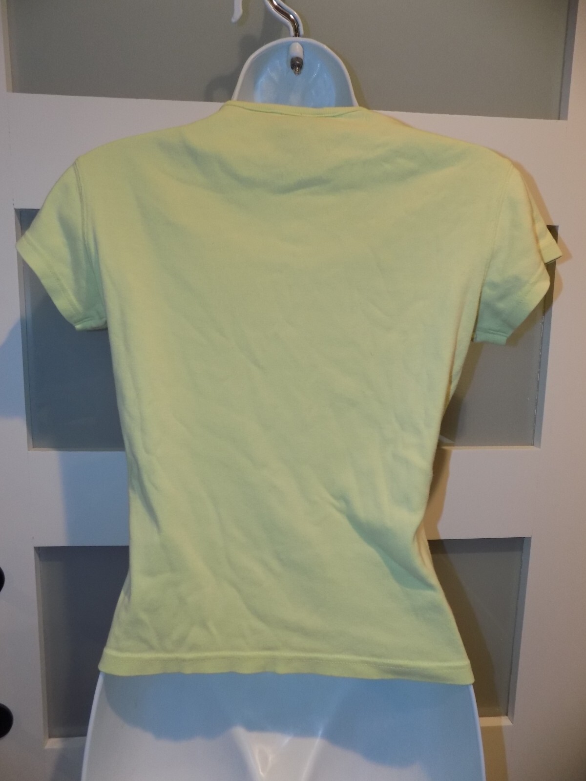 Rue 21 Vintage 1990s Lime Green Thick Cotton SS T-Shirt Size S Women’s