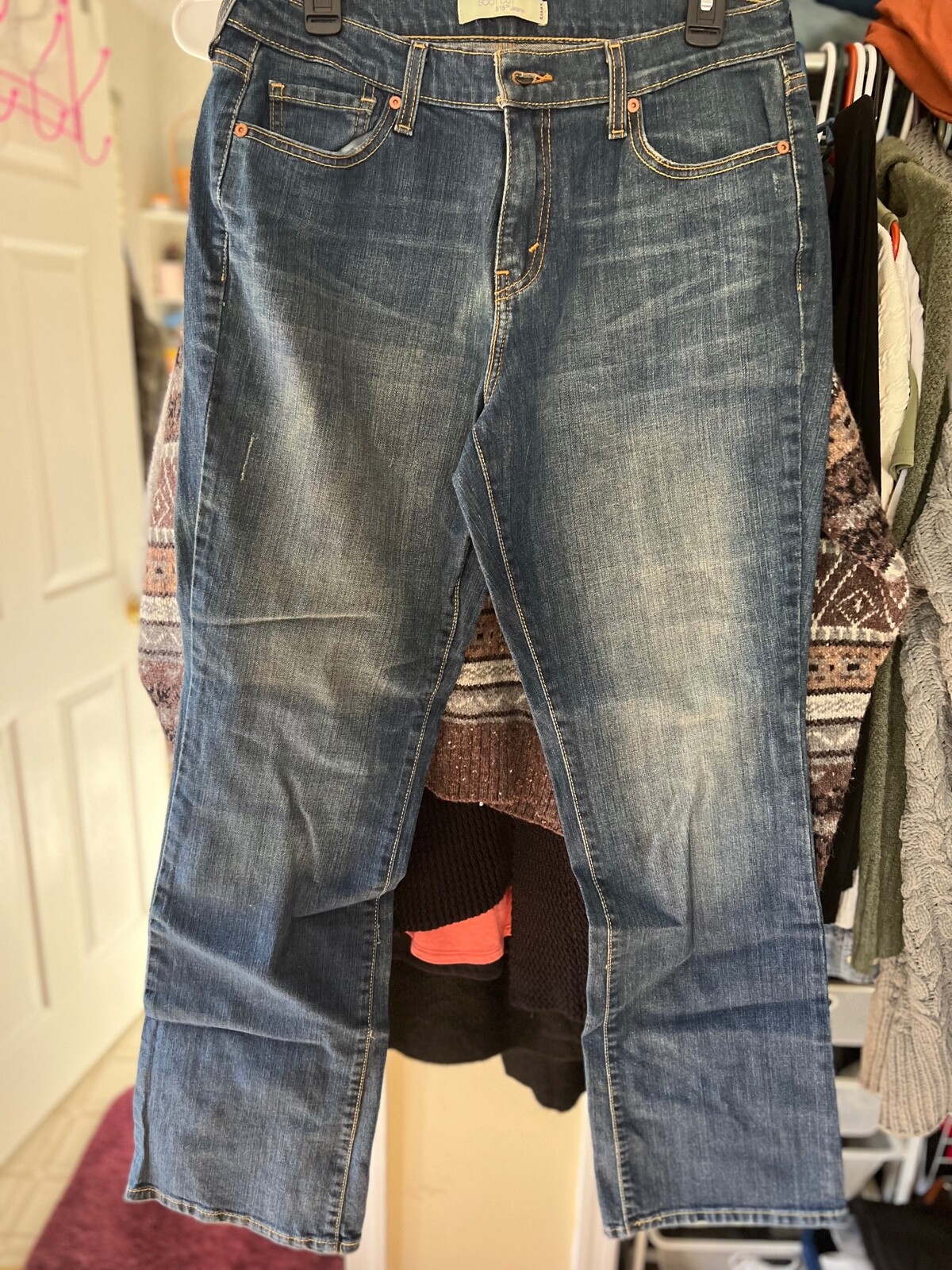 WJ3-LEVIS vintage WOMENS 515 BOOTCUT 12 LONG. 147