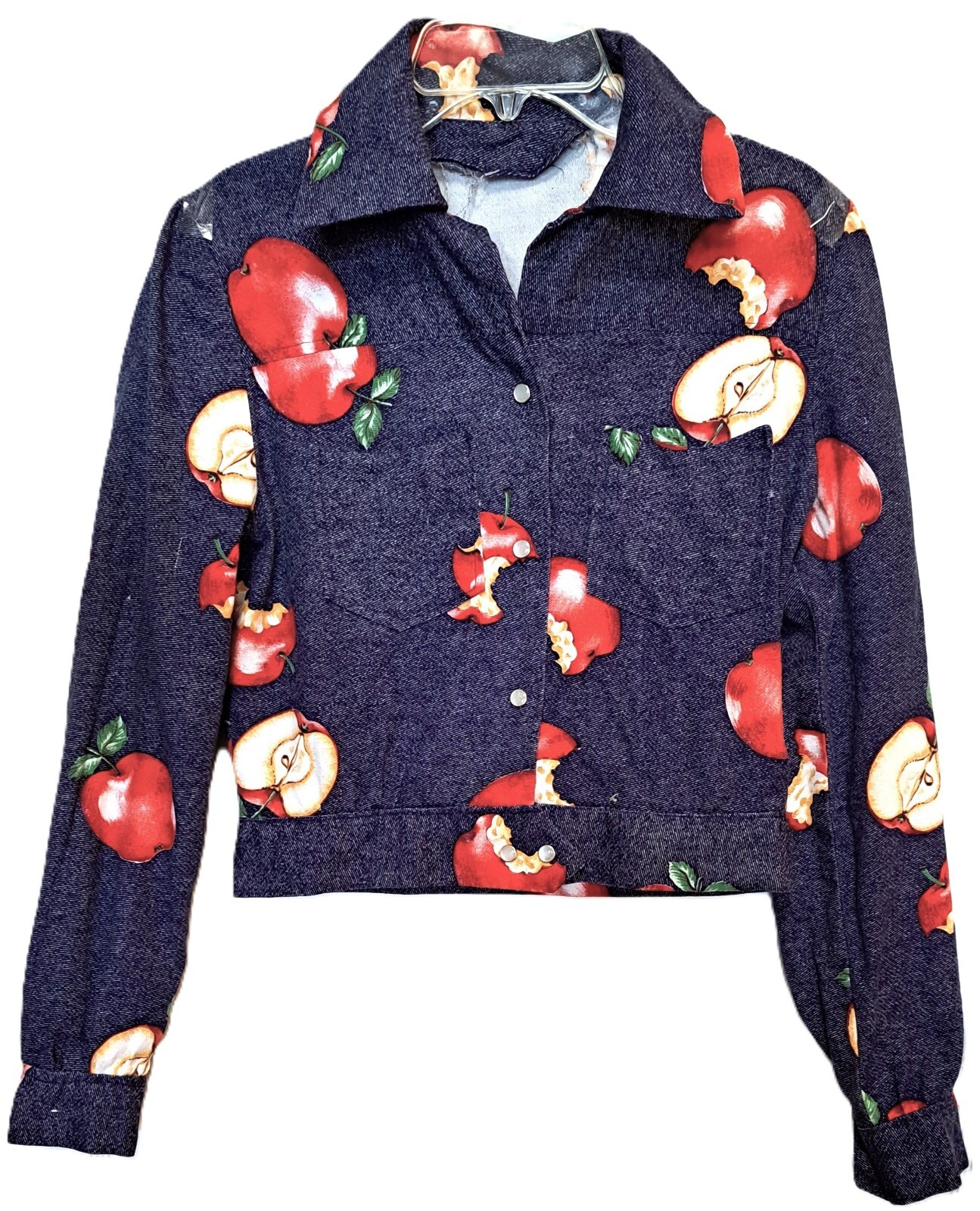 Womans Crazy Vtg 70s Shirt Jac 0