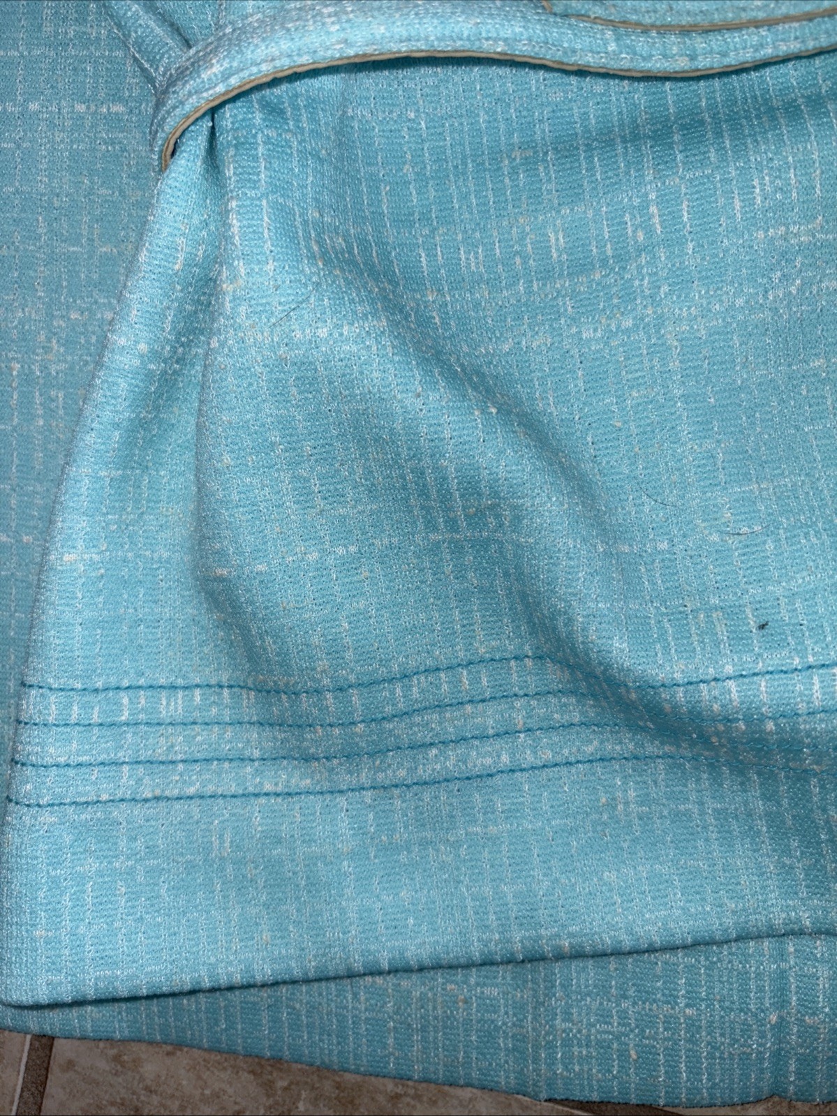 Vintage 60’s Kay Windsor 2 Piece Shirt And Skirt Outfit Size -10 – Aqua