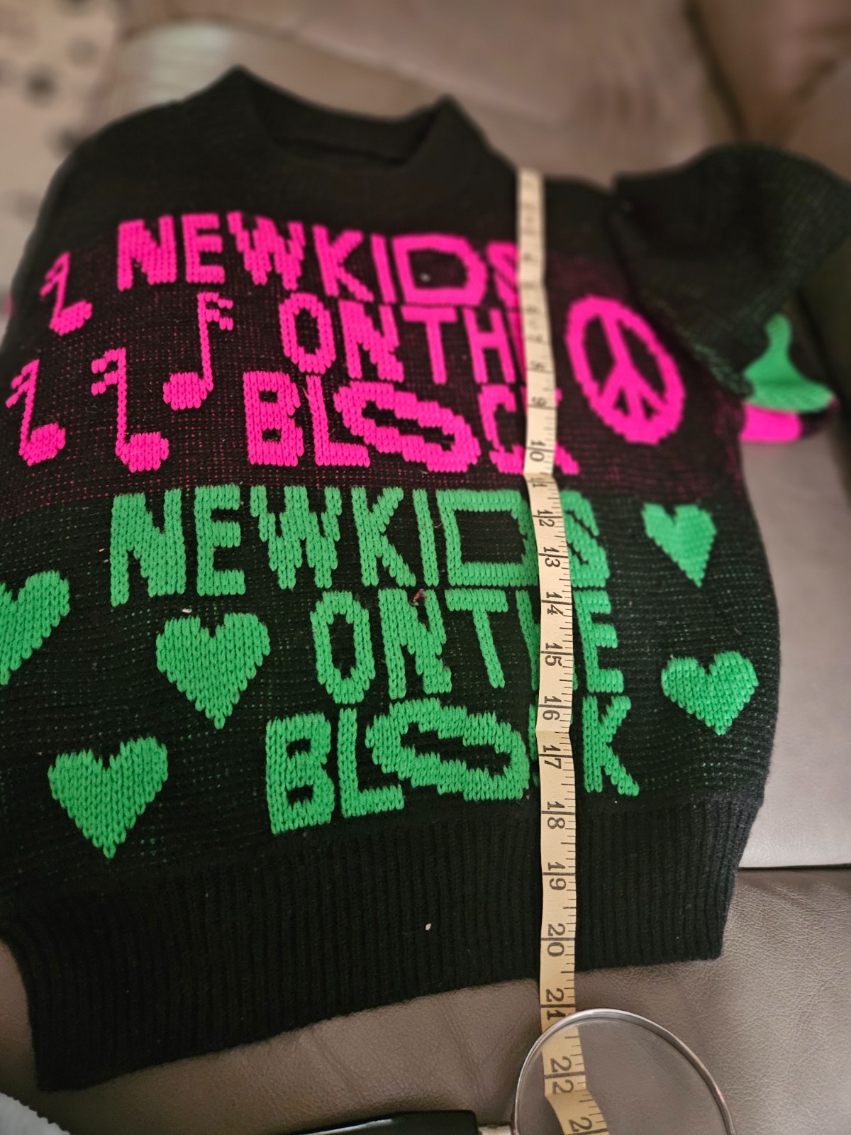 Vintage NKOTB Sweater Kid’s 90s Neon New Kids On The Block
