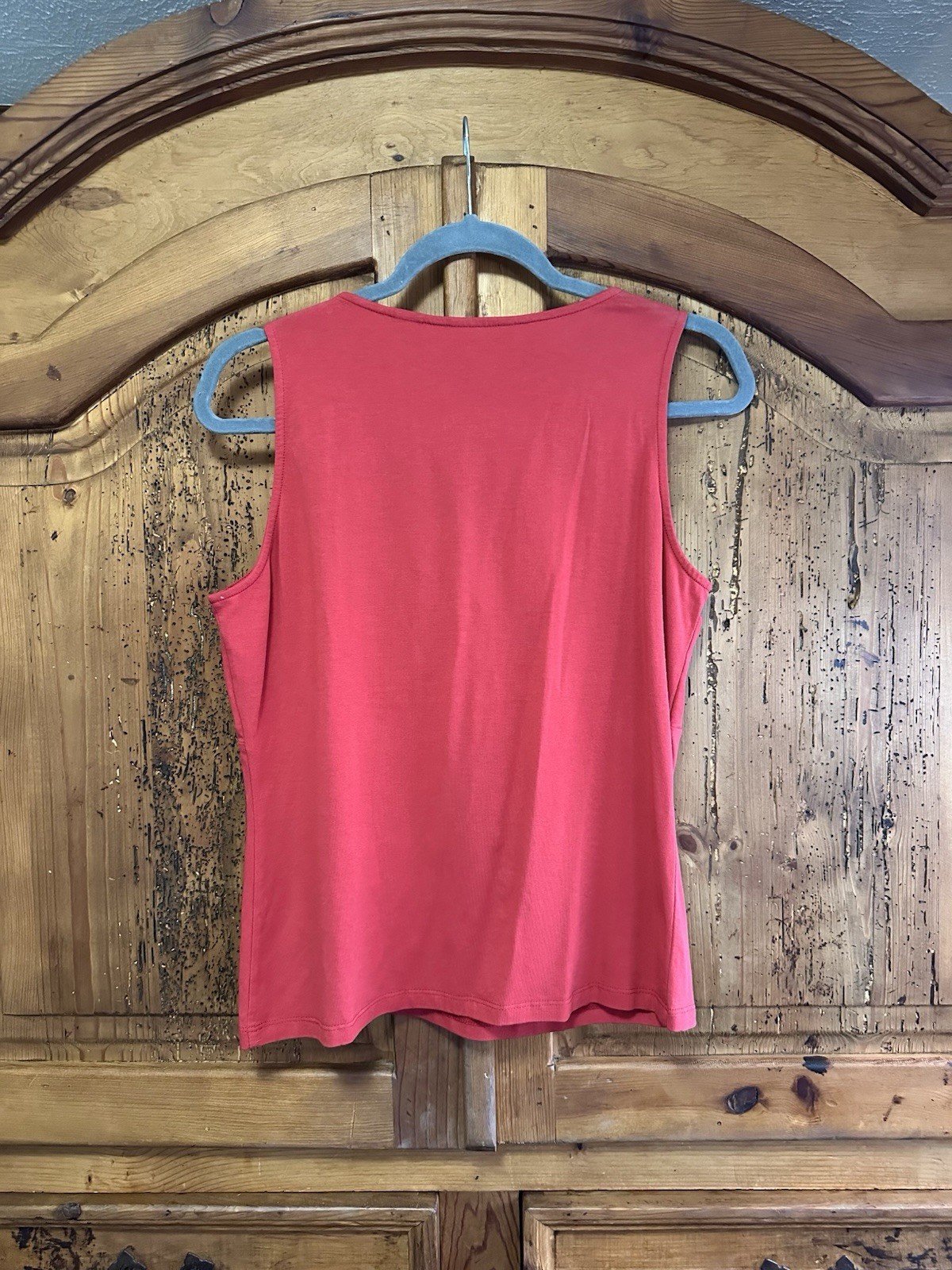M/ Red With Gold Sequins/ Vintage Ideology Tank Top 90s