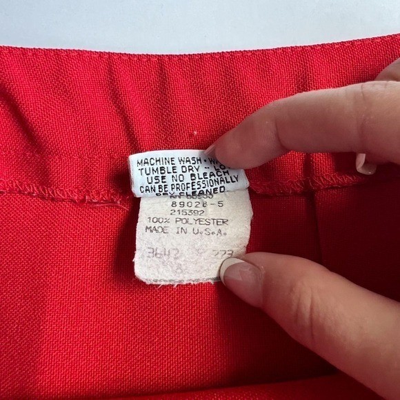 Head Vintage 80s/90s Red Mini Skirt