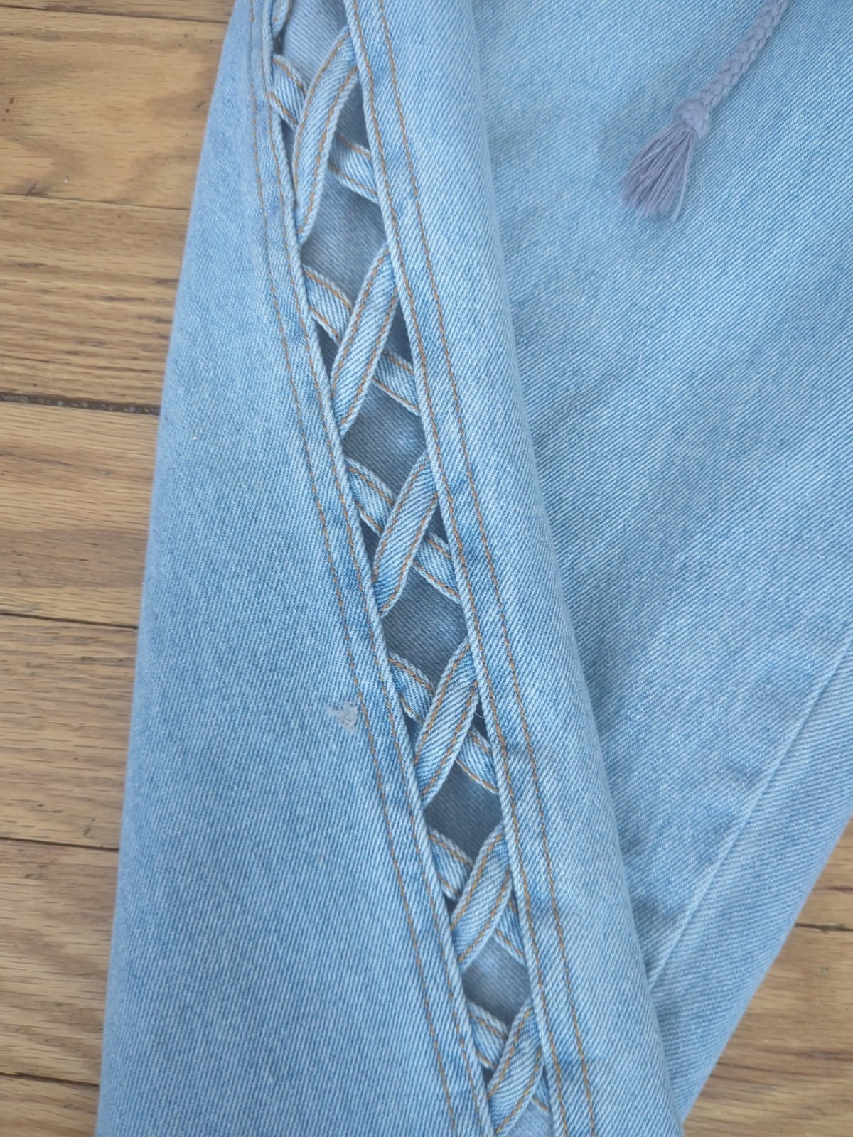 Vintage 1980’s 1990’s Mom Jeans Together Size 12 Tall Tapered High Waist Cut Out