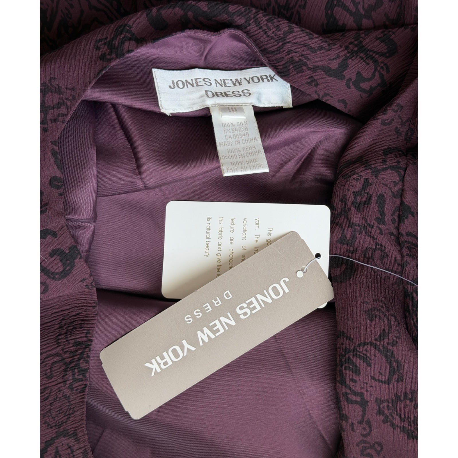 Vintage Bias Cut Silk Dress Size Small 90s Purple Filigree Damask Print Wiggle