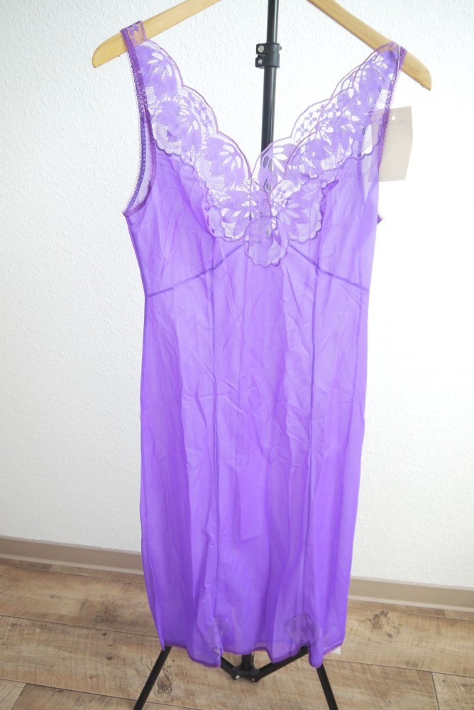 Negligee GDR women VEB knitted fashion vintage nightgown underskirt underskirt