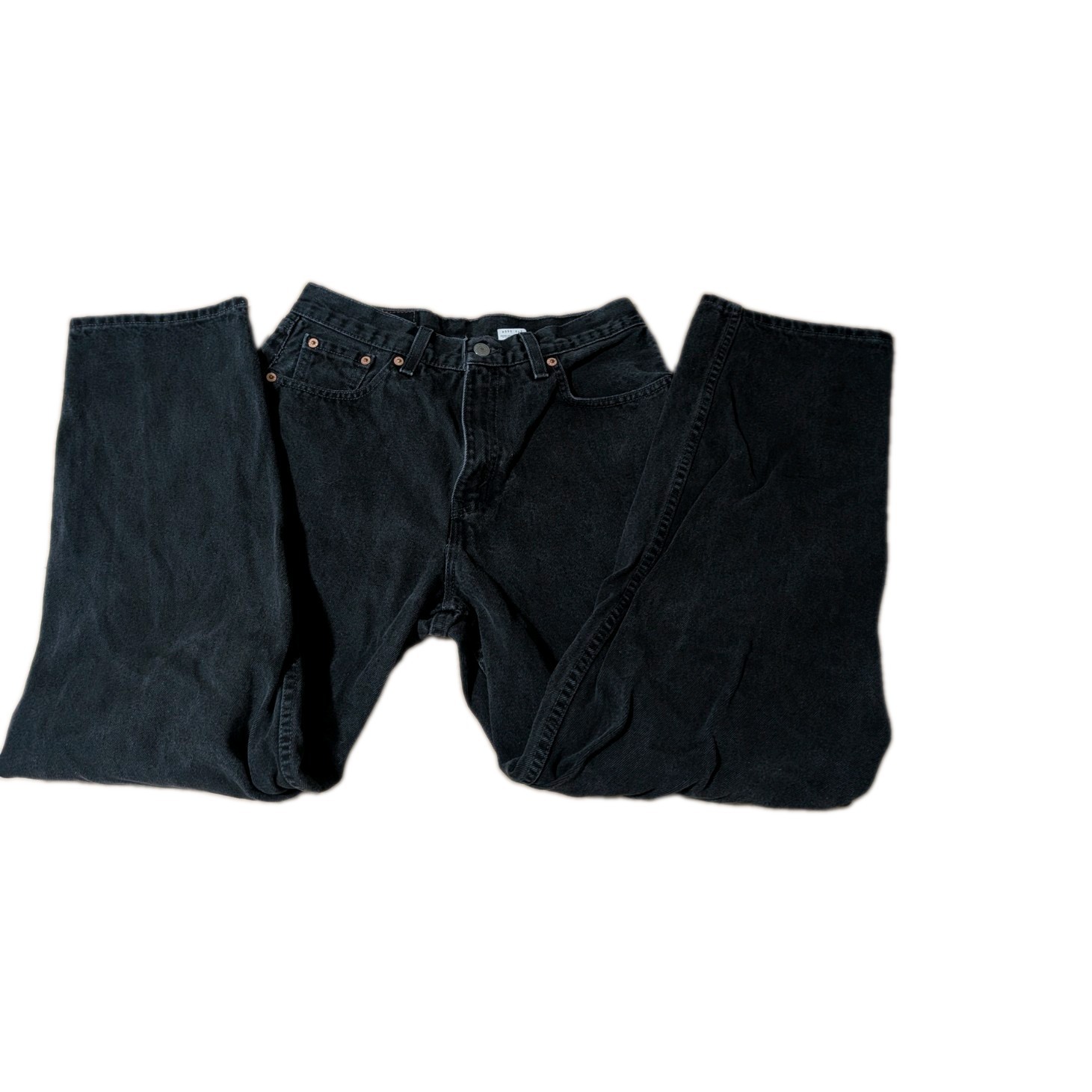 Vintage 1993 Women’s Levi’s 560 Black Denim USA Brownsville, Texas Size 29 X 29