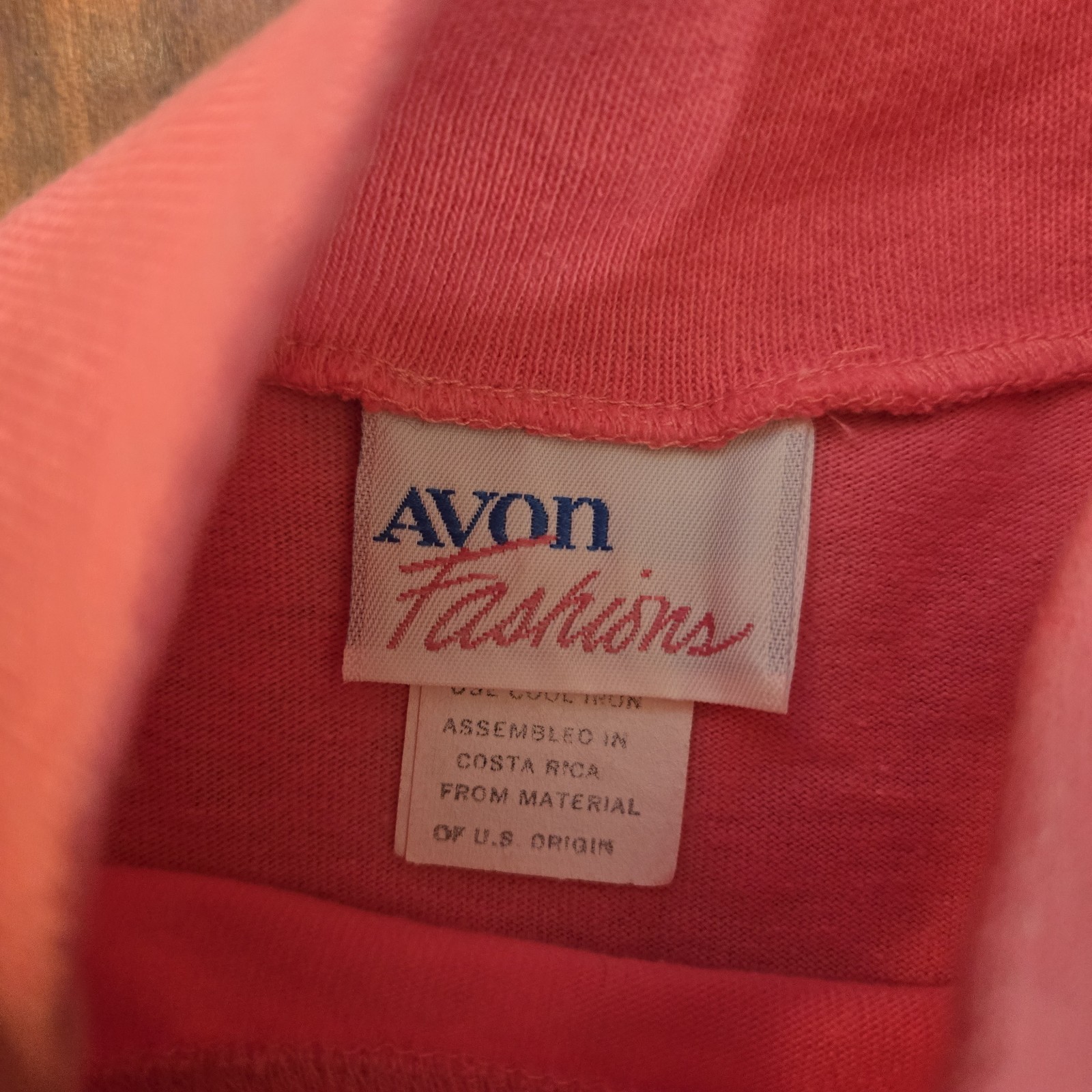 Vintage Rare 80s Avon Fashion MockNeck Shirt And Skirt Set Women’s M Pink Street