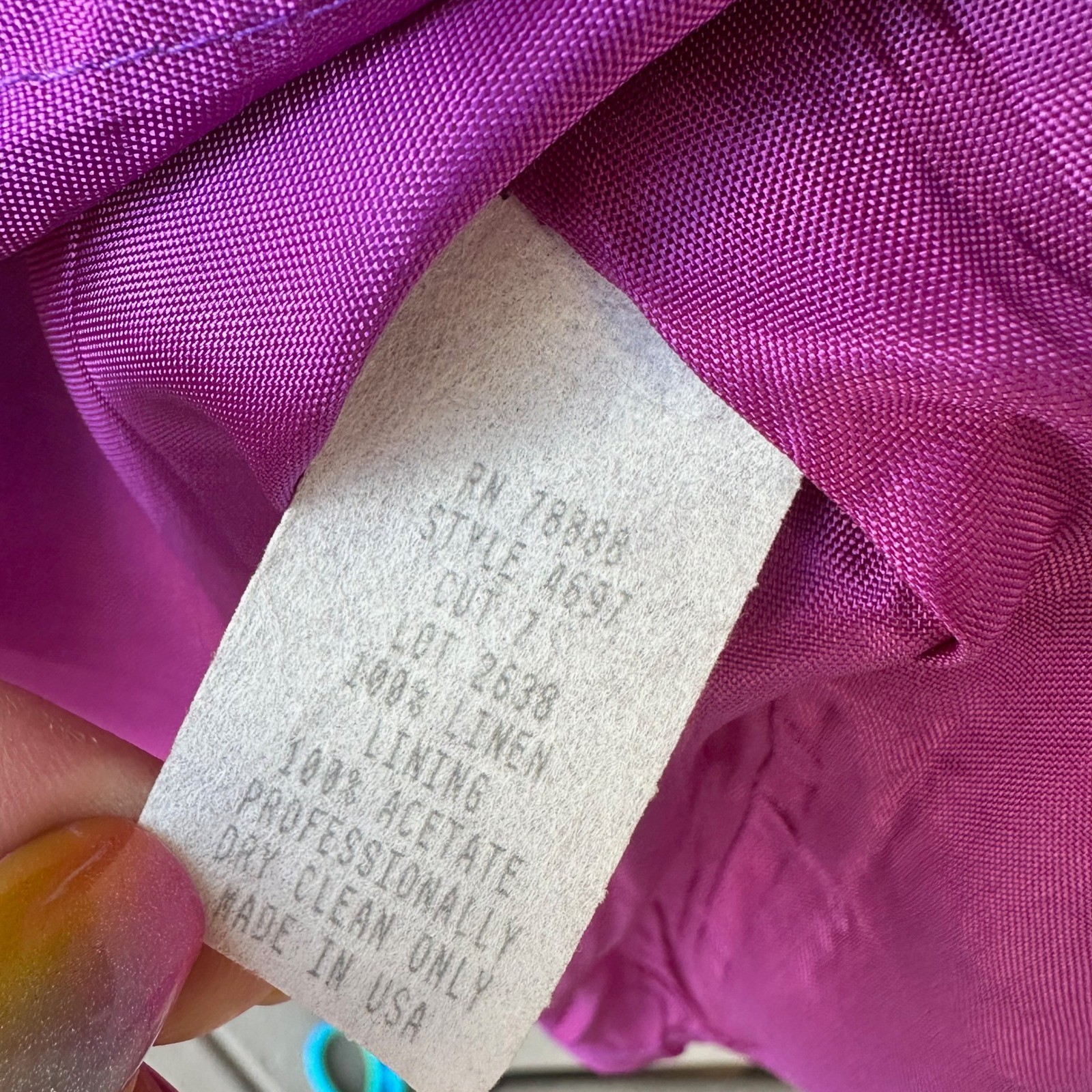 Vintage Santa Fe Purple Sheath Dress Size 8 USA Acetate Career Party Midi