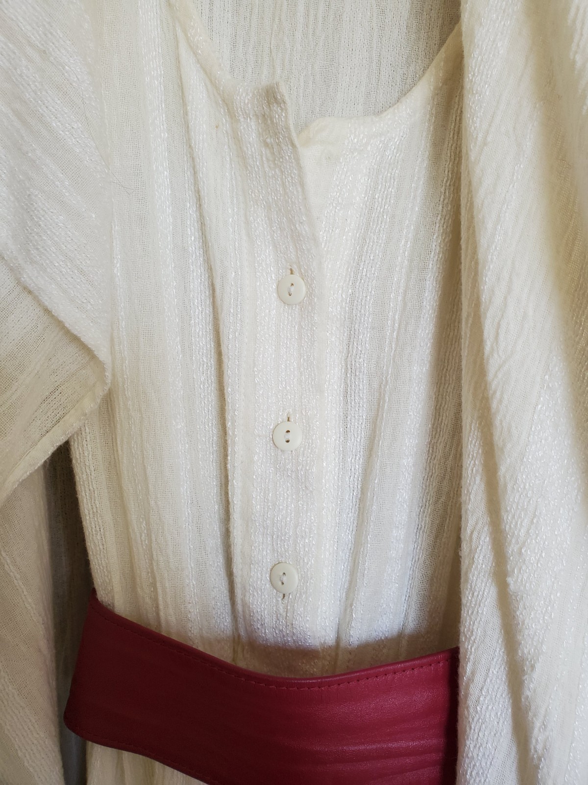 Vint RABBIT RABBIT RABBIT DESIGN 2 PIECE UNI TOP/PANT + LONG FLOWING OPEN TUNIC