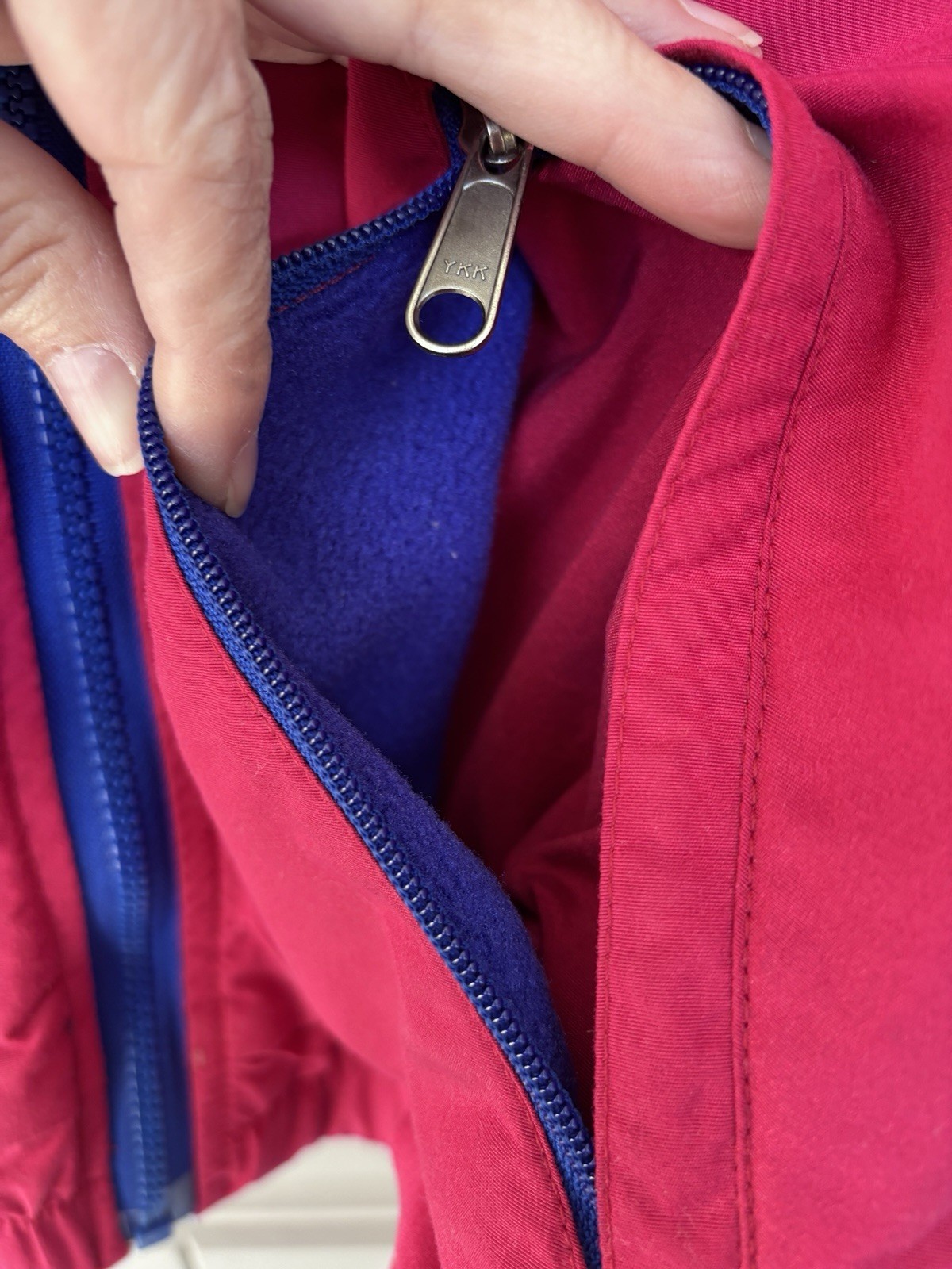 Vintage The North Face Pink Windy Pass Fleece Insulated Jacket Womens Sz Small