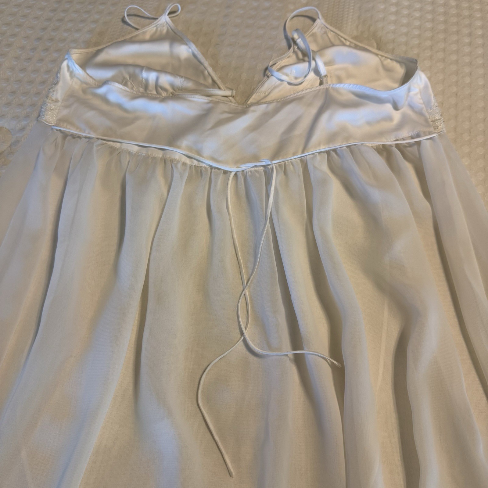 Cato white nightgown vintage Size Large