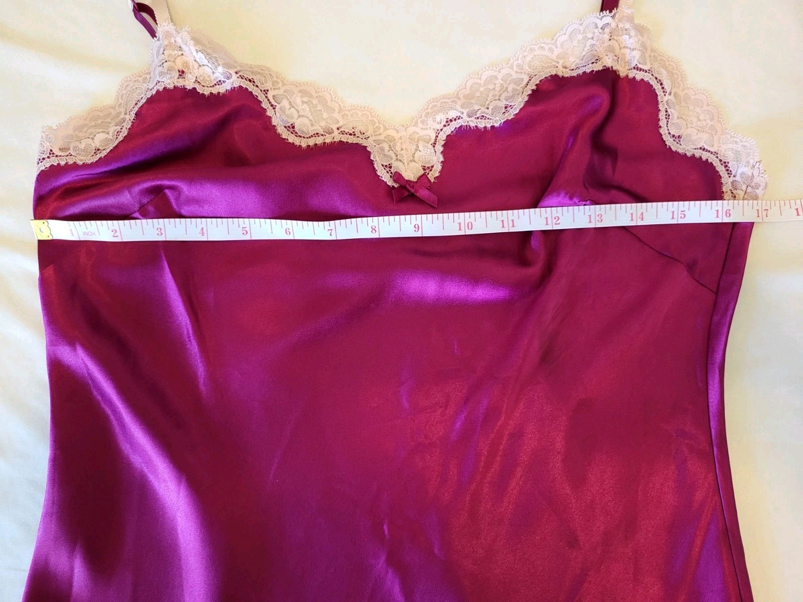 Victoria’s Secret Chemise Slip Dress Hot Pink Magenta Women’s Size Medium Y2K