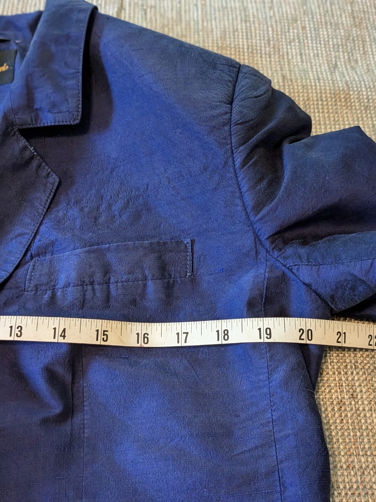 Giorgio Saint Angelo Vintage Raw Silk Blazer Size 12