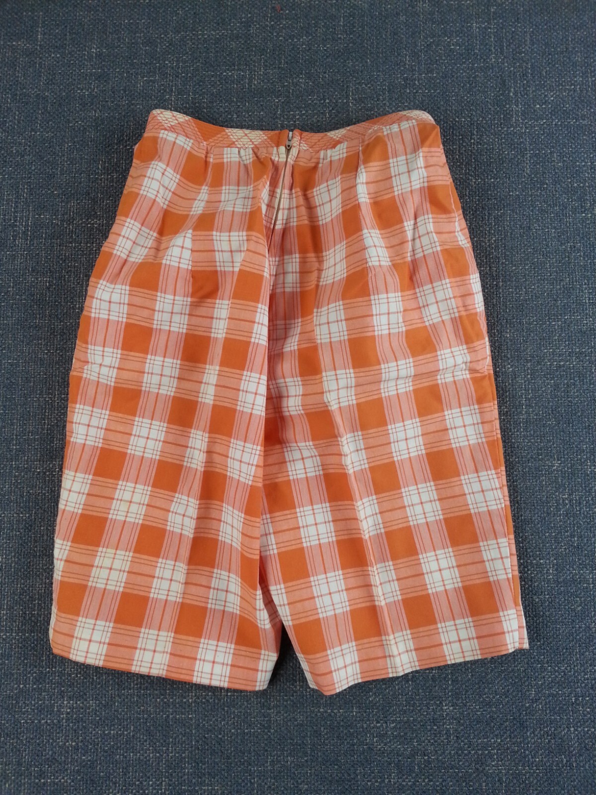 Vtg Retro 1980’s Paddle And Saddle Mini Shorts Creamsicle