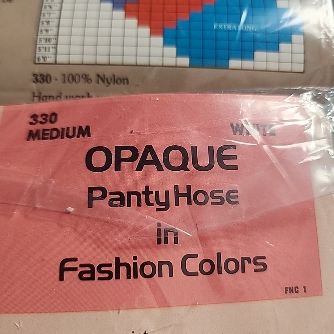 VTG Parklane Hosiery Pantyhose Navy Diamond Opaque Small