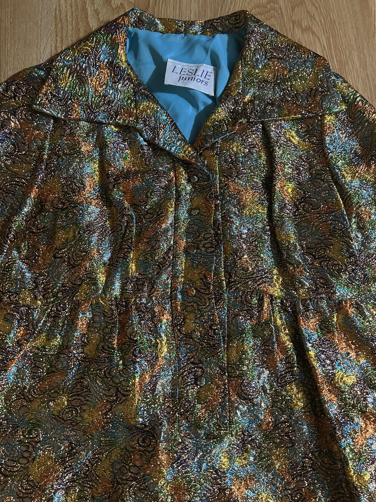 VINTAGE Brocade Coat Dress – Leslie Juniors
