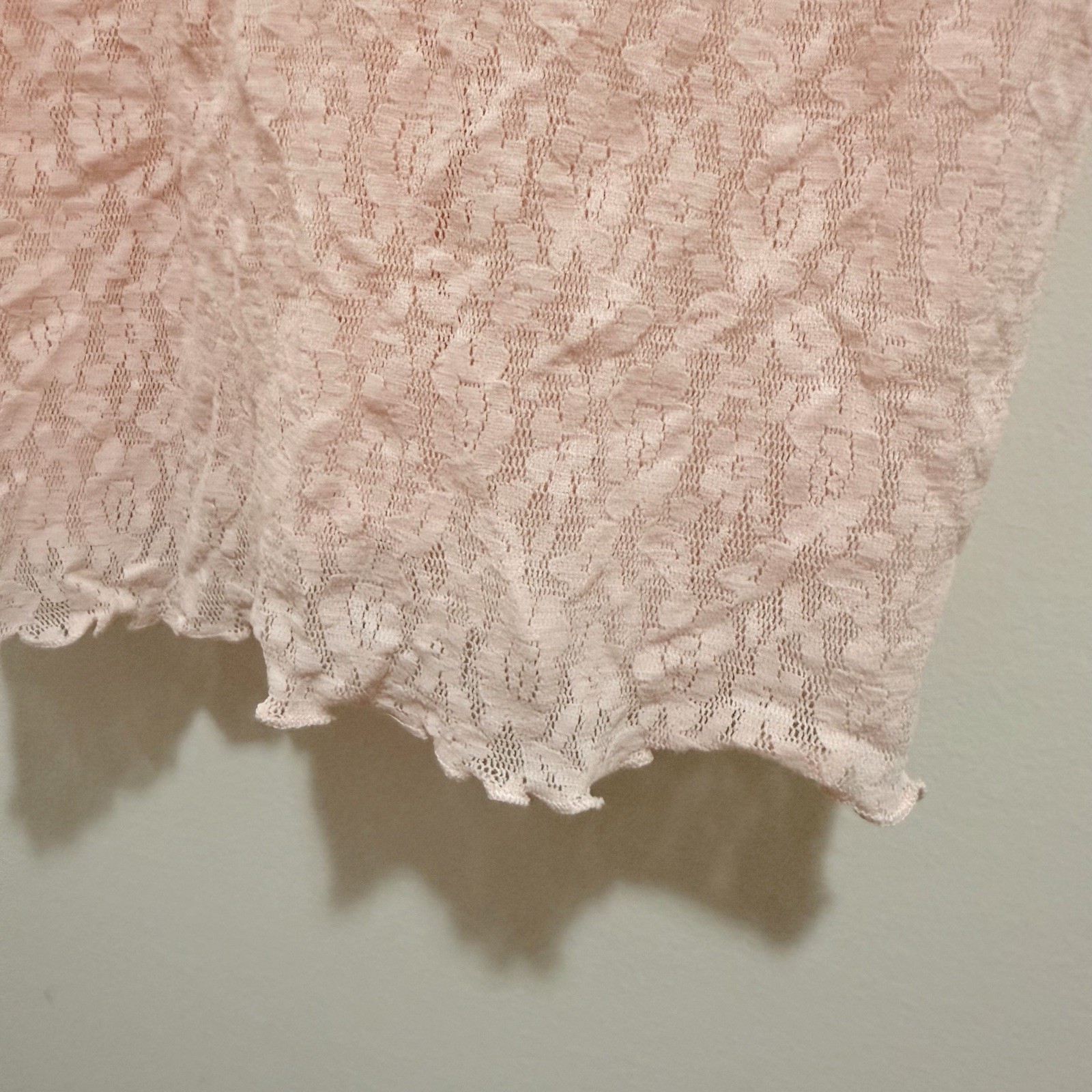 Vintage Coquette Fairy Lingerie Pink Lace Slip Dress With Appliqué Detail