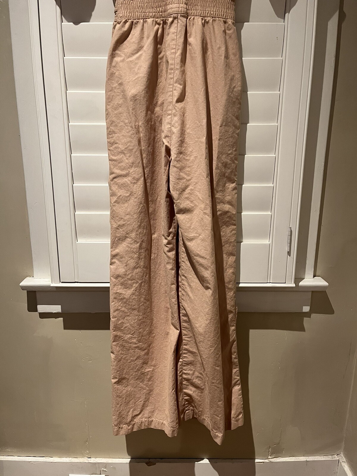 Vintage Foxy Lady San Francisco Tan Aviator Jumpsuit- Size 11/12 (XS)