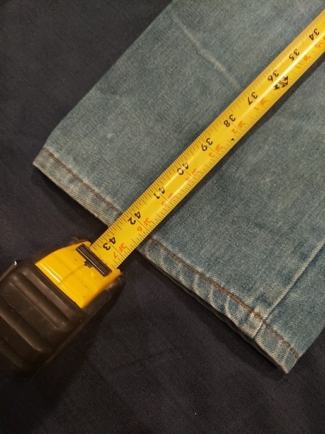 Vintage Womens Sears – Jeans That Fit JTF – 70s High Waist Straight Leg Size 16