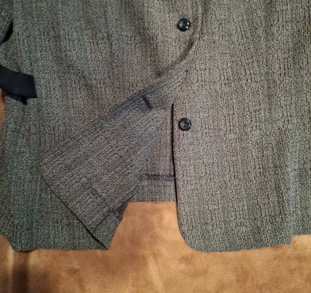 Perceptions Women’s Blazer Padded Shoulders Vintage 80’s/90’s size 16 career