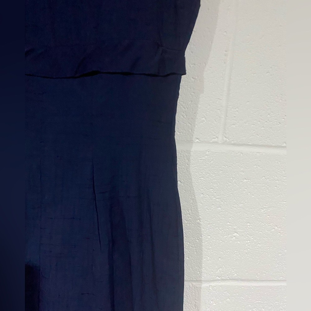 Vintage 50s navy blue dress daryl