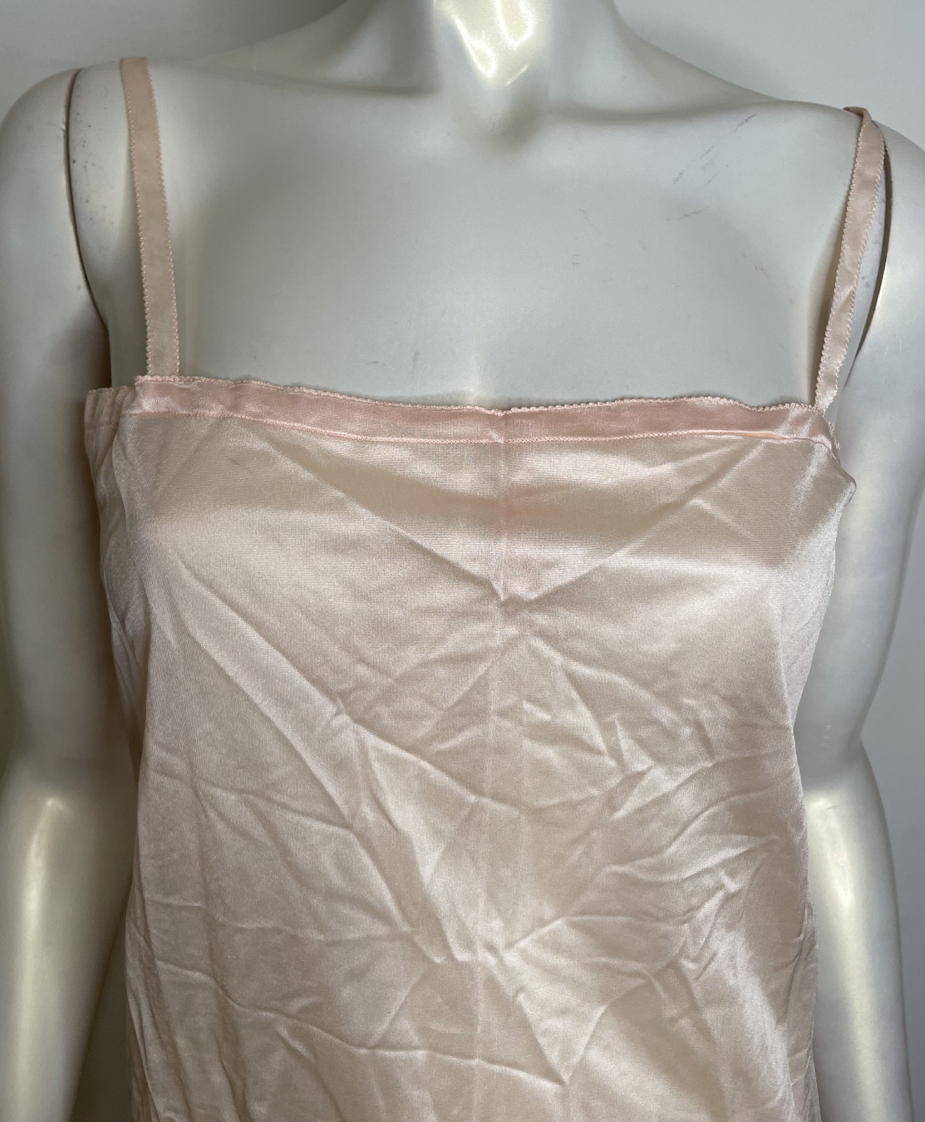 Vintage 20s 30s Pink Short Full Slip 38 Best & Co
