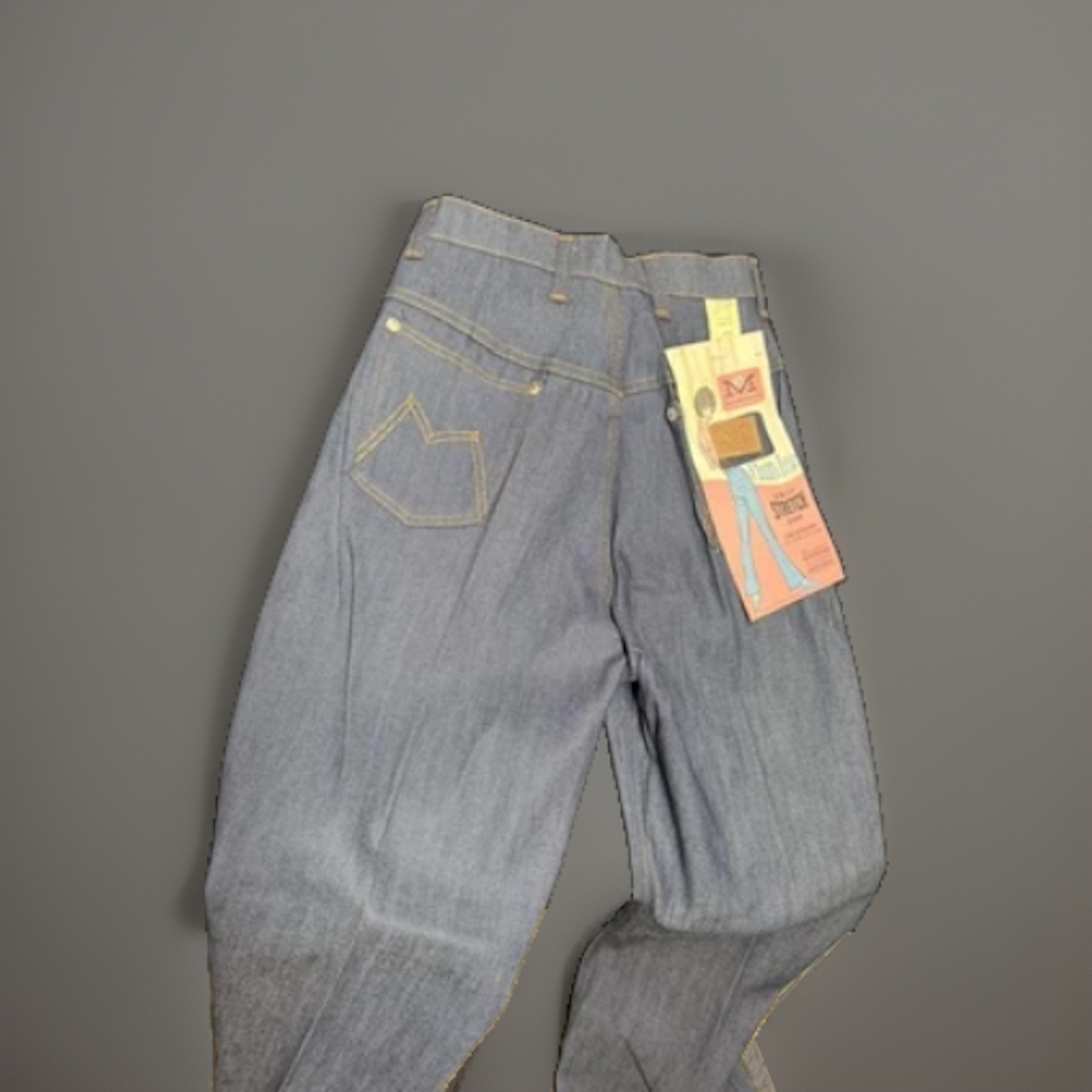Vtg 70s Maverick Blue Bell Bell Bottom Flare Jeans NWT NOS Sz 13/14