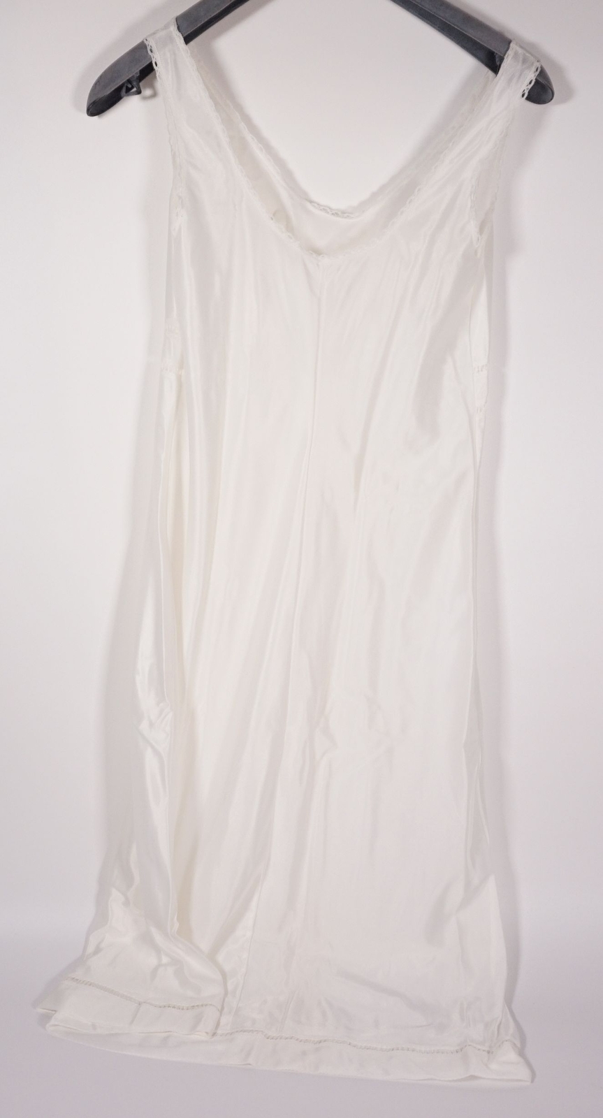 Vintage Rösch Creation Damen Unterkleid Nachtkleid Dessous weiss Gr. 40 mit OVP