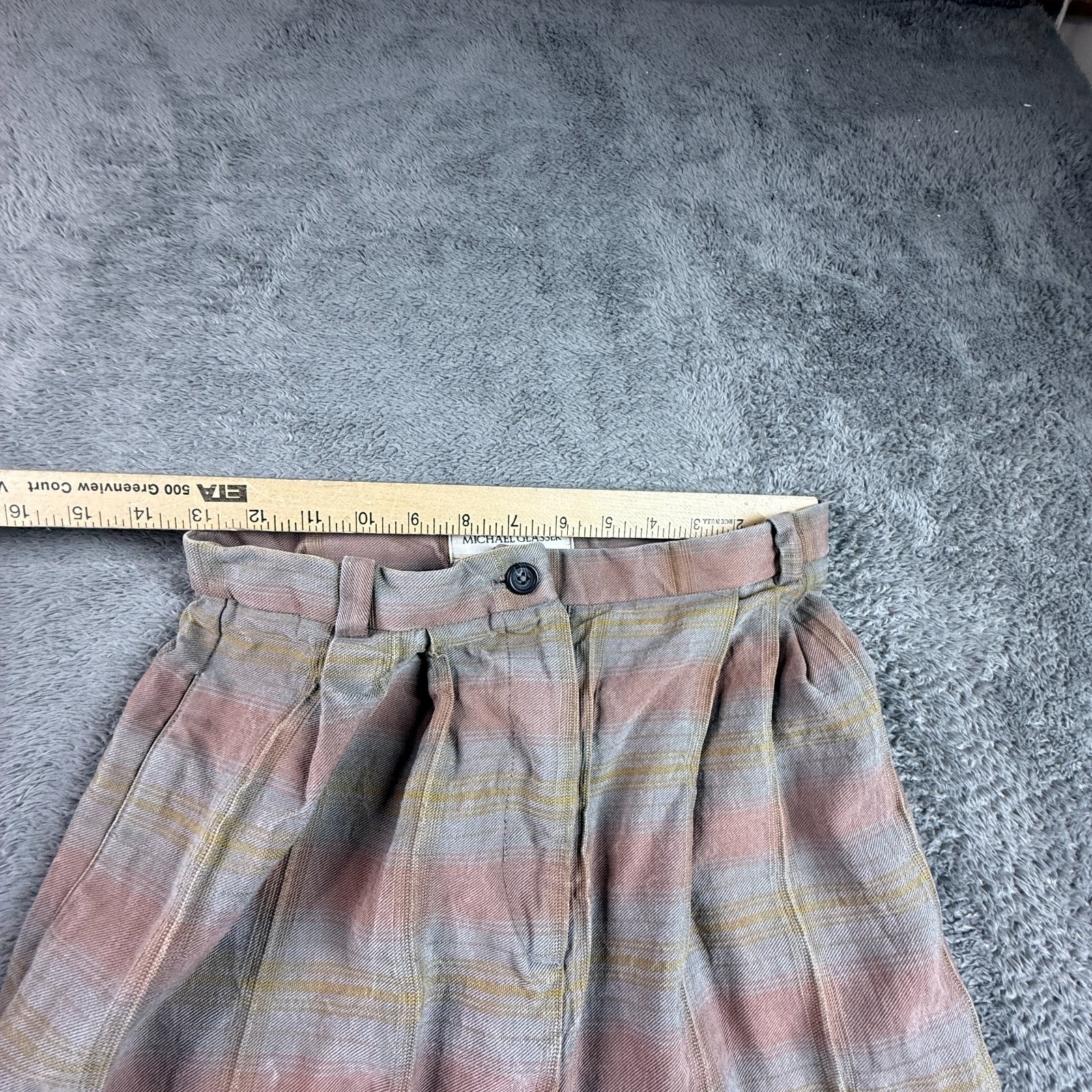 Vintage 90s Rare Michael Glasser For Democracy High Waist Trousers Womens Pant 6