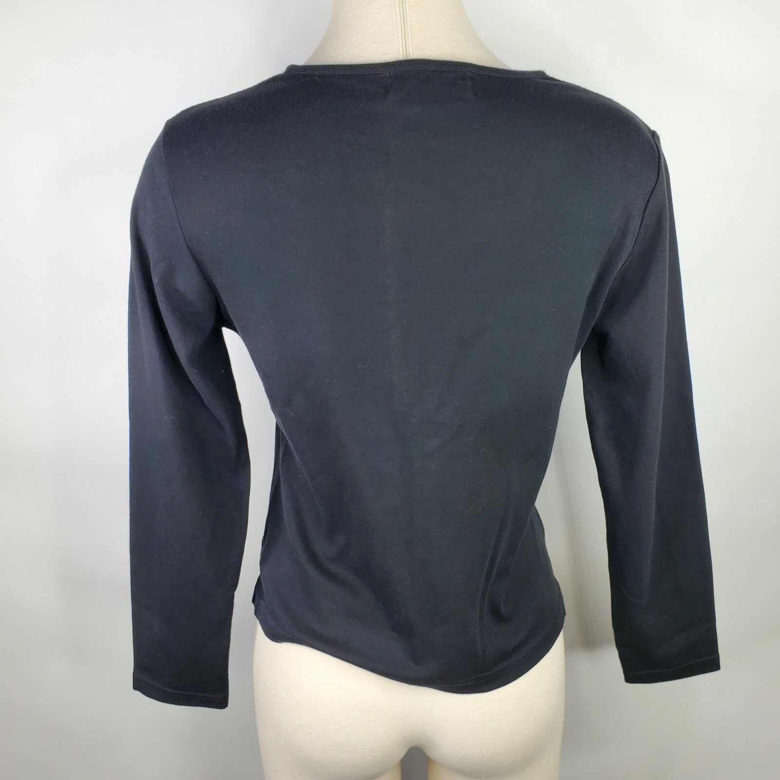 Vintage 90s Y2K Jack B quick Spiders Web Black Halloween Crop Womens Small Top