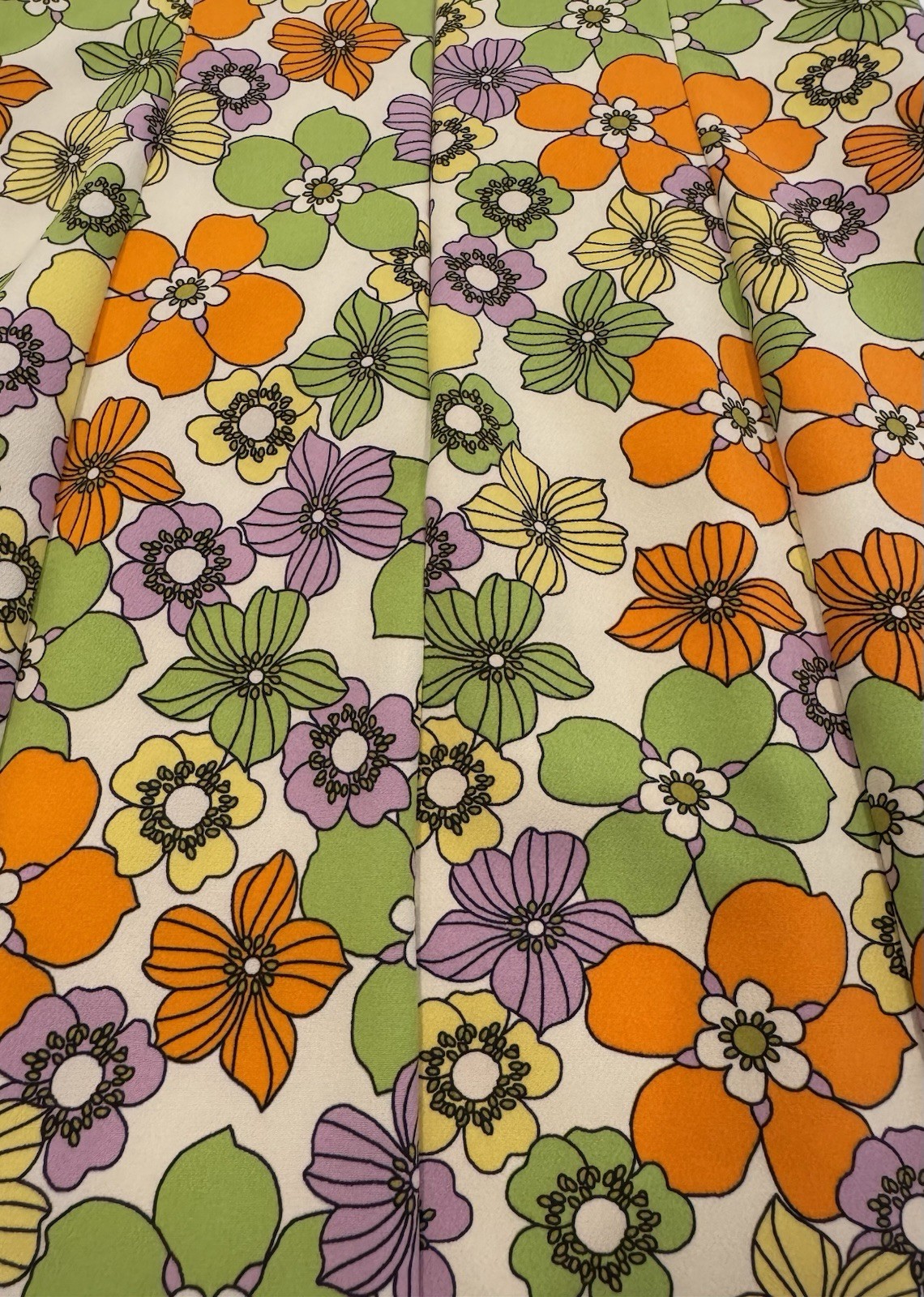 ZARA Floral Yellow Green Orange Purple Sleeveless Mini Dress Women’s S
