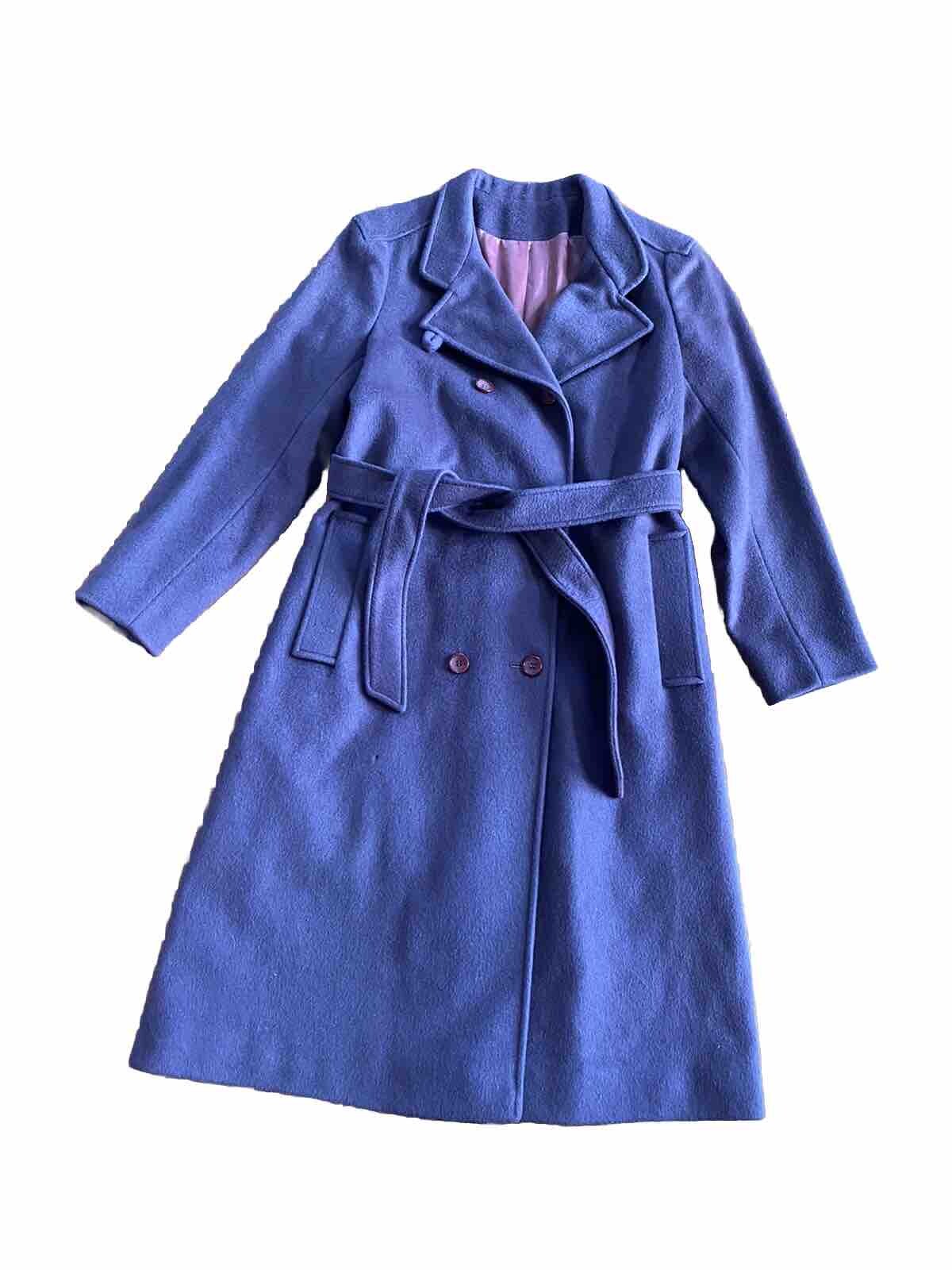 Vintage Womens Coat Lorendale By Bromleigh Wool (Z) Purple Violet XS / Small