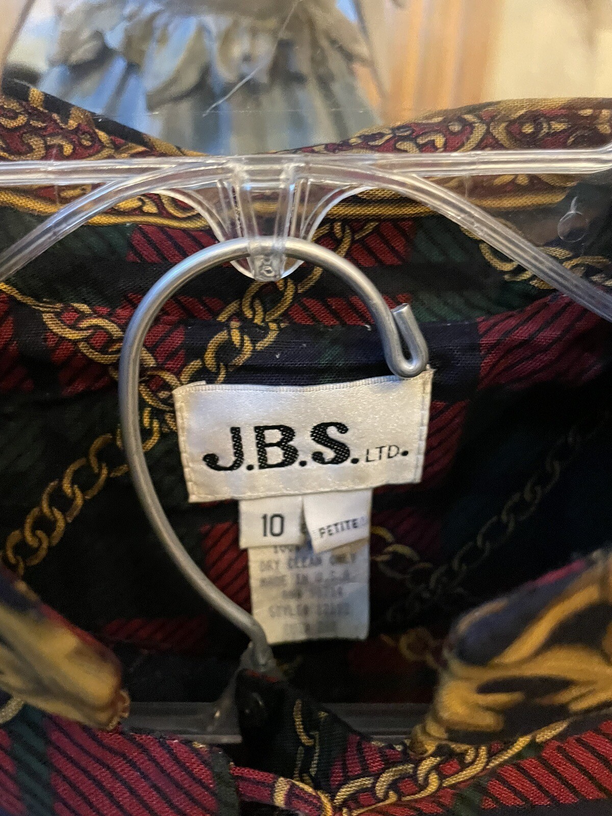 Vintage J.B.S. Ltd. Women’s Two Piece Skirt Suit Size 10 In Excellent Condition