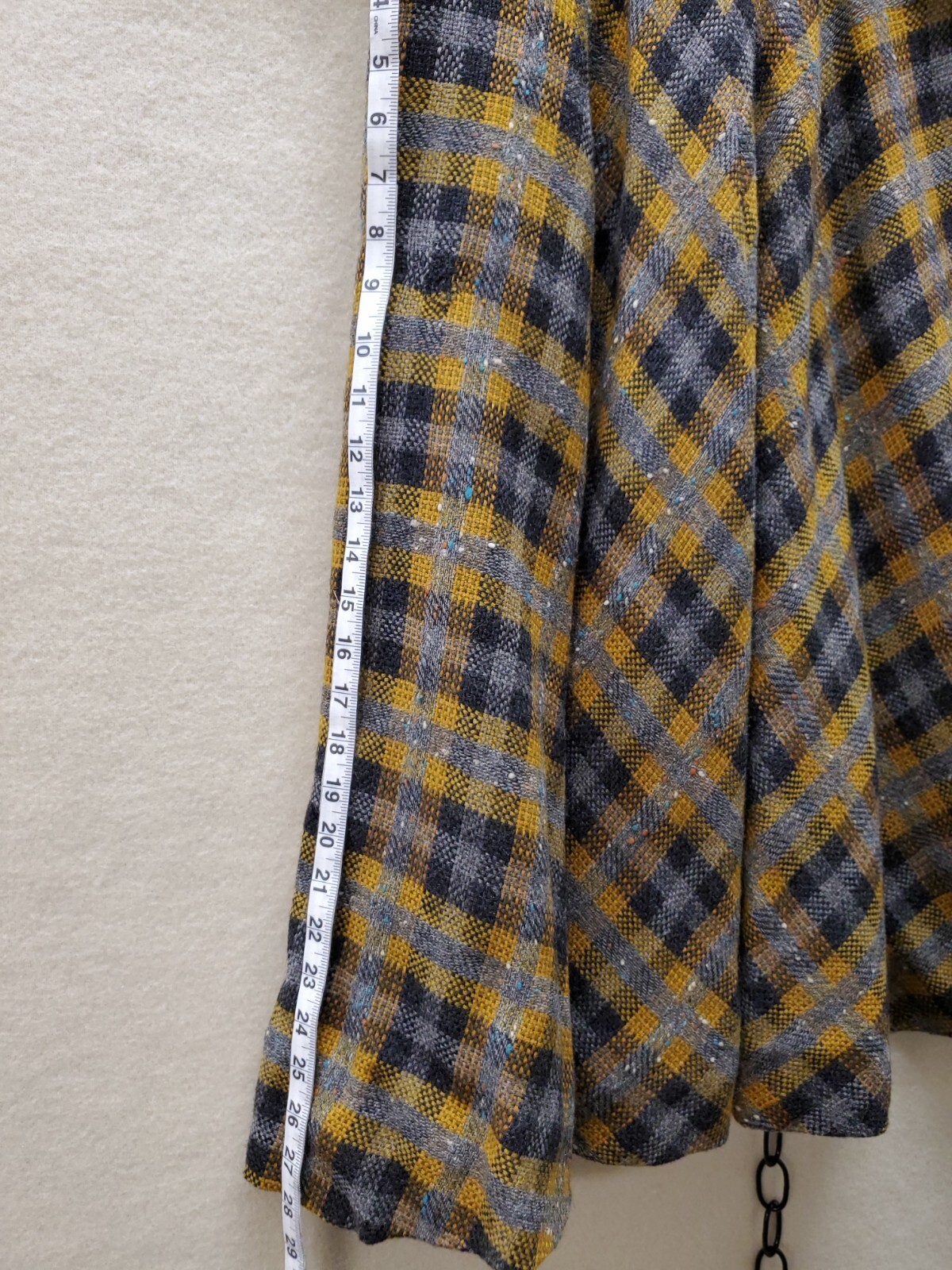 Vintage John Wanamaker Swing Dress, Early 60s, Wool Boucle. Small.