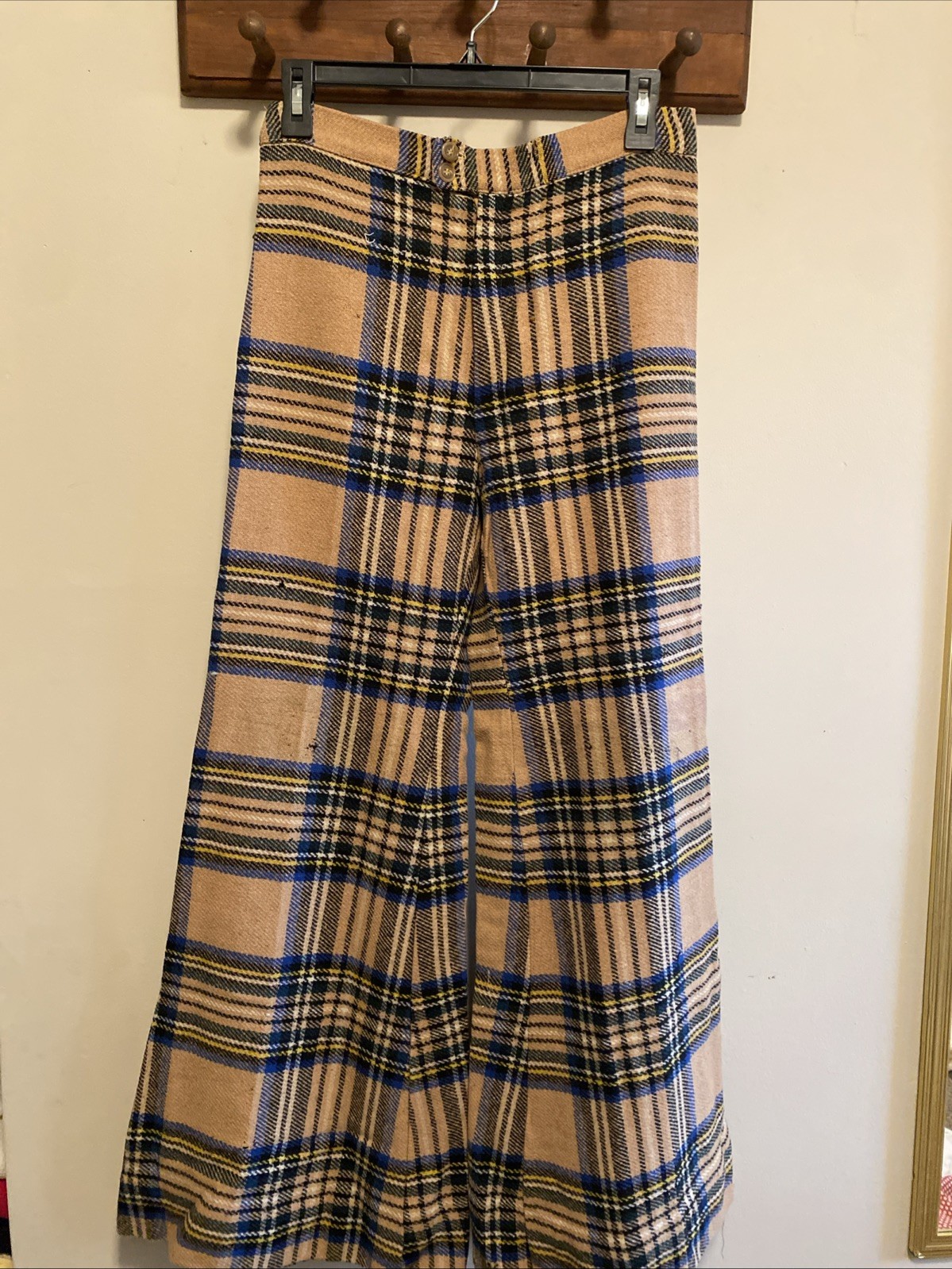 Authentic Vintage 1970’s Happy Legs Wool Bell bottoms