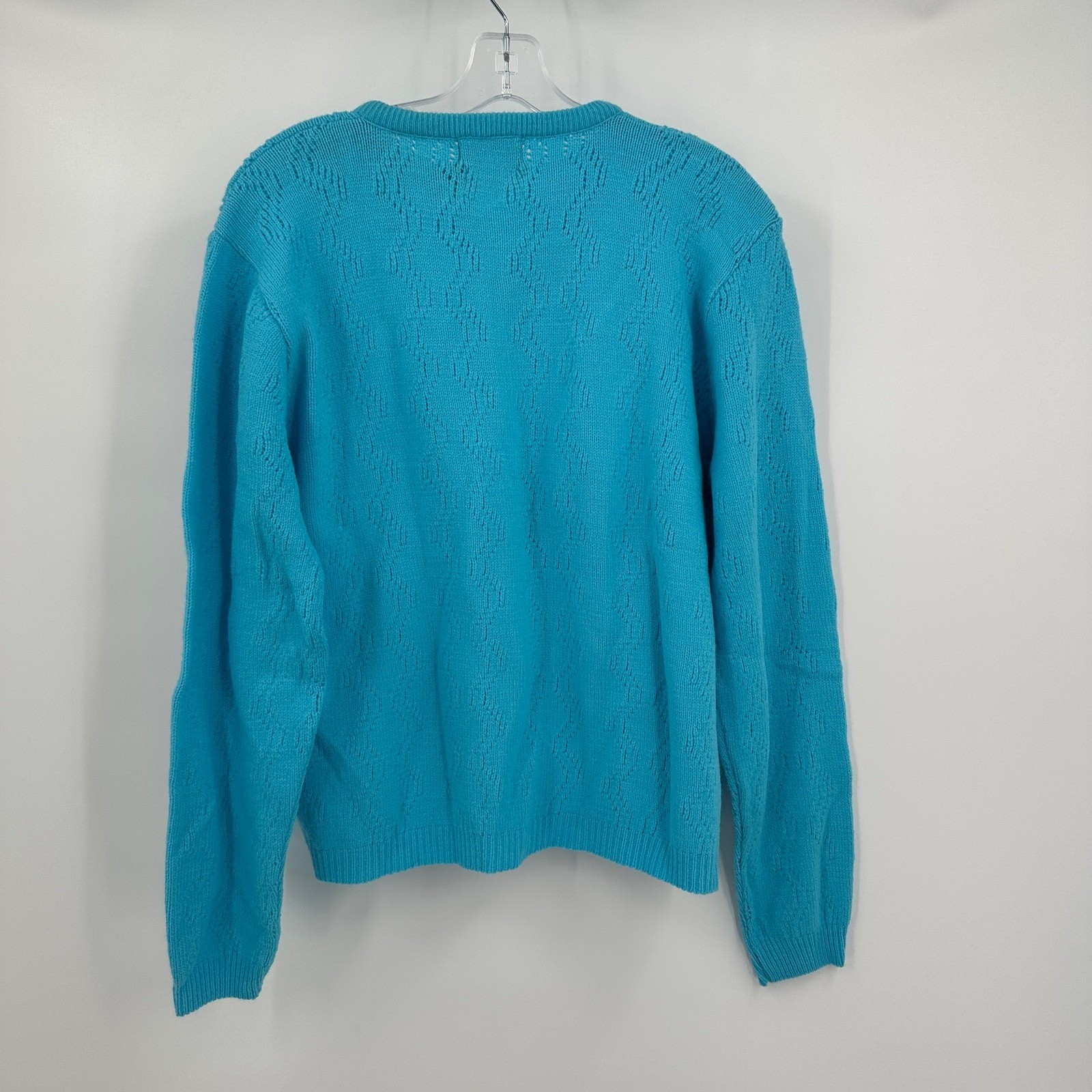 Womens Vintage Cottagecore Cardigan Sweater Size XL MCM Twee Bright Retro