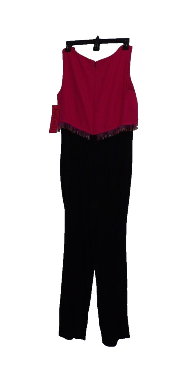 Vintage MENU Beaded One Piece Pantsuit / Jumper