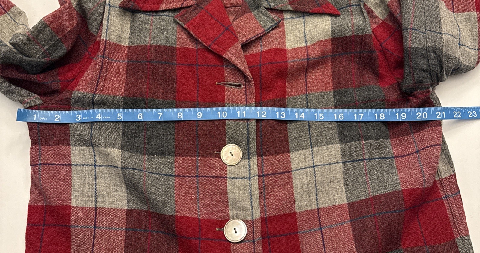 VTG 70’s Pendleton Shirt Jacket Wool Shacket Field Tartan Plaid Women’s M/L