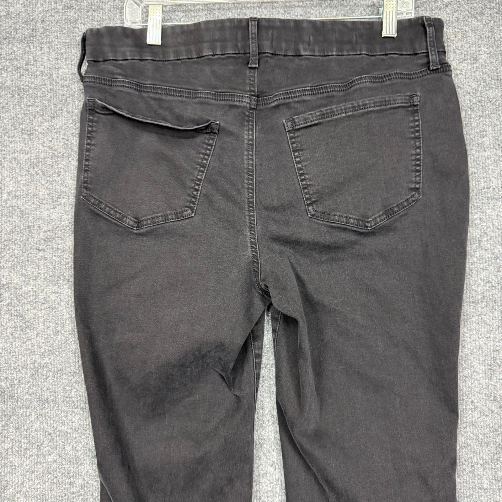 NYDJ Sheri Slim Women Large Vintage Black Waist-Match Lift Tuck Denim MSHBSS8984