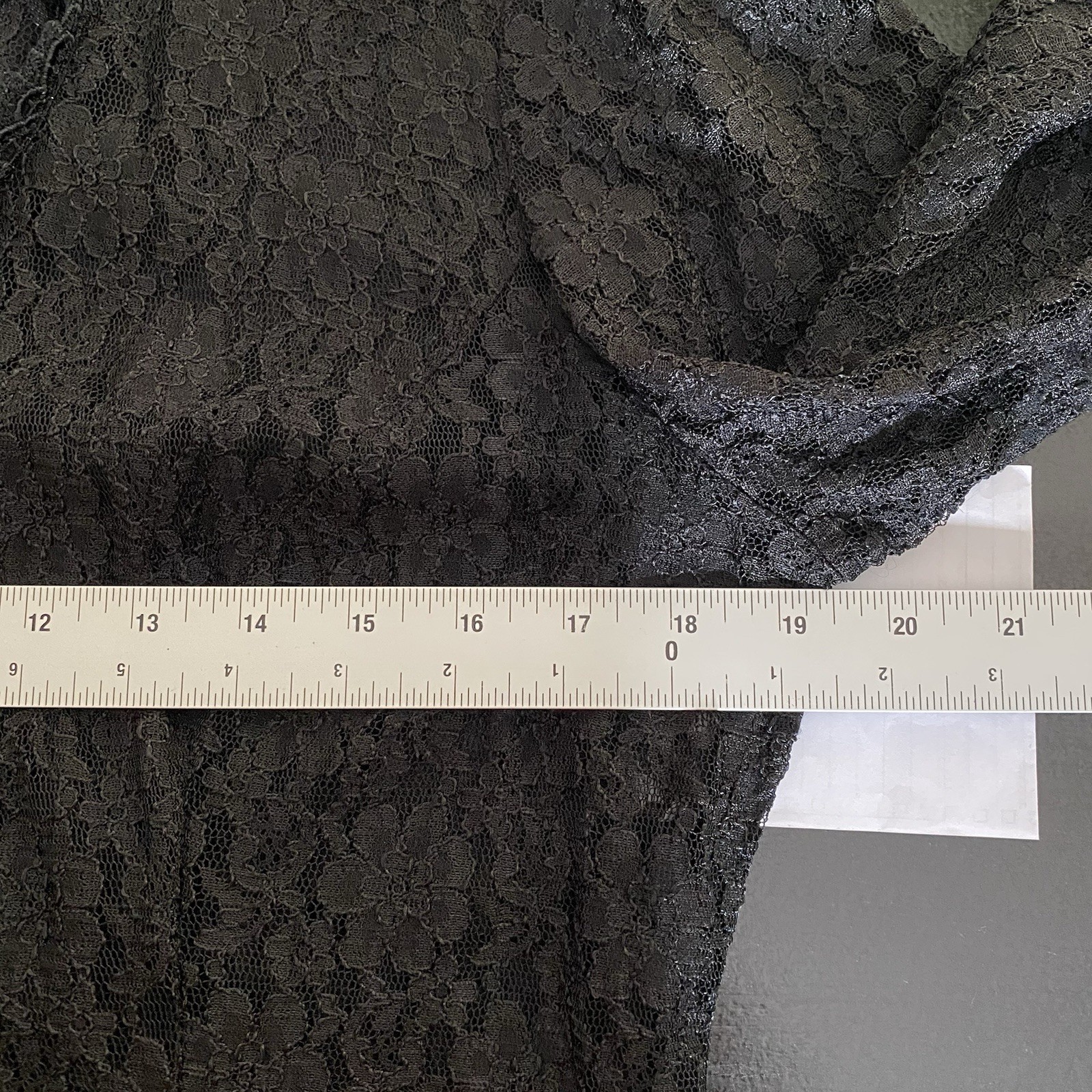 Vintage Black Sheer Lace Cardigan Dress Corset Victorian Gothic Dark Romantic