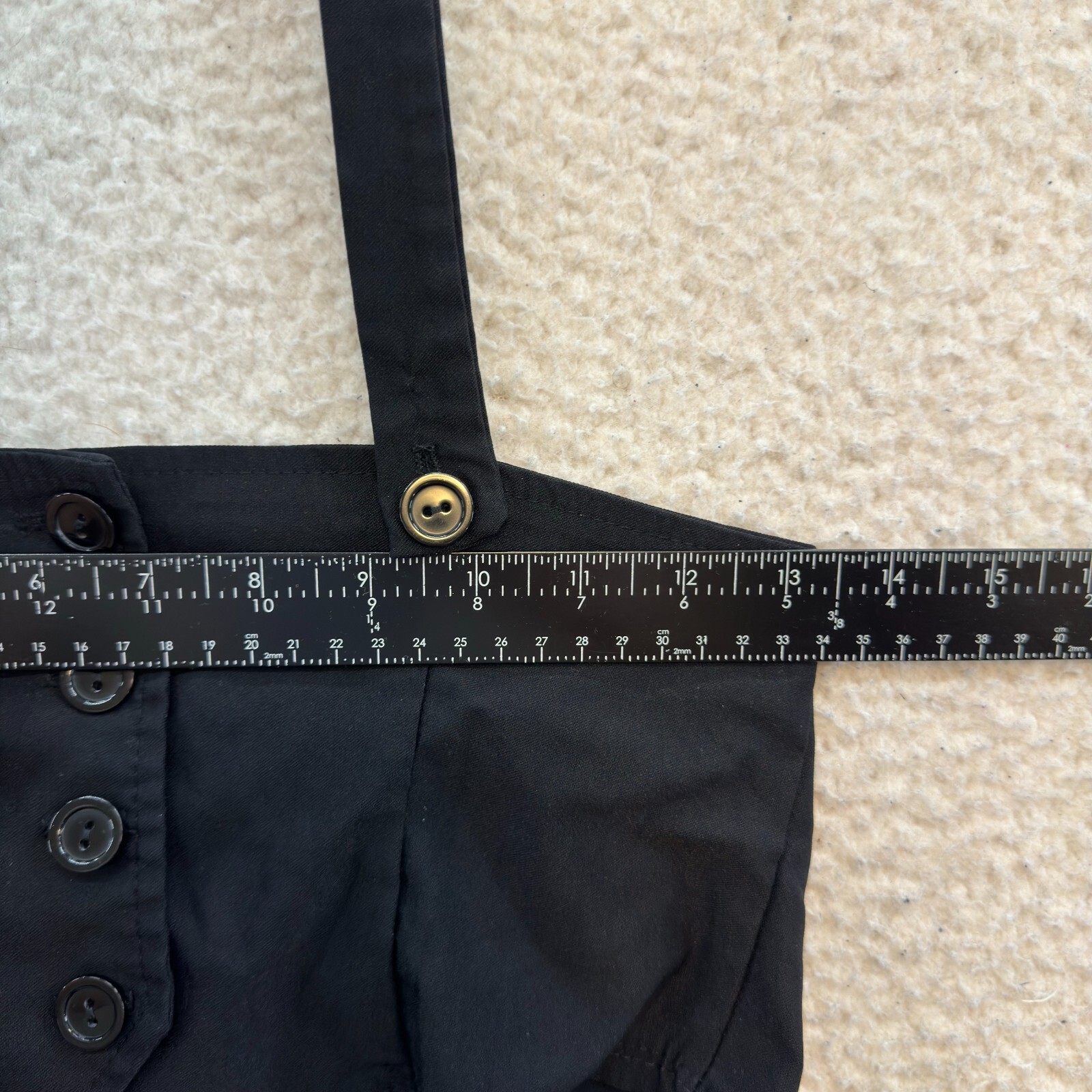 Y2K Vintage Vest Top Large Black Waist Girdle Alice Cullen Mall Goth Emo Punk