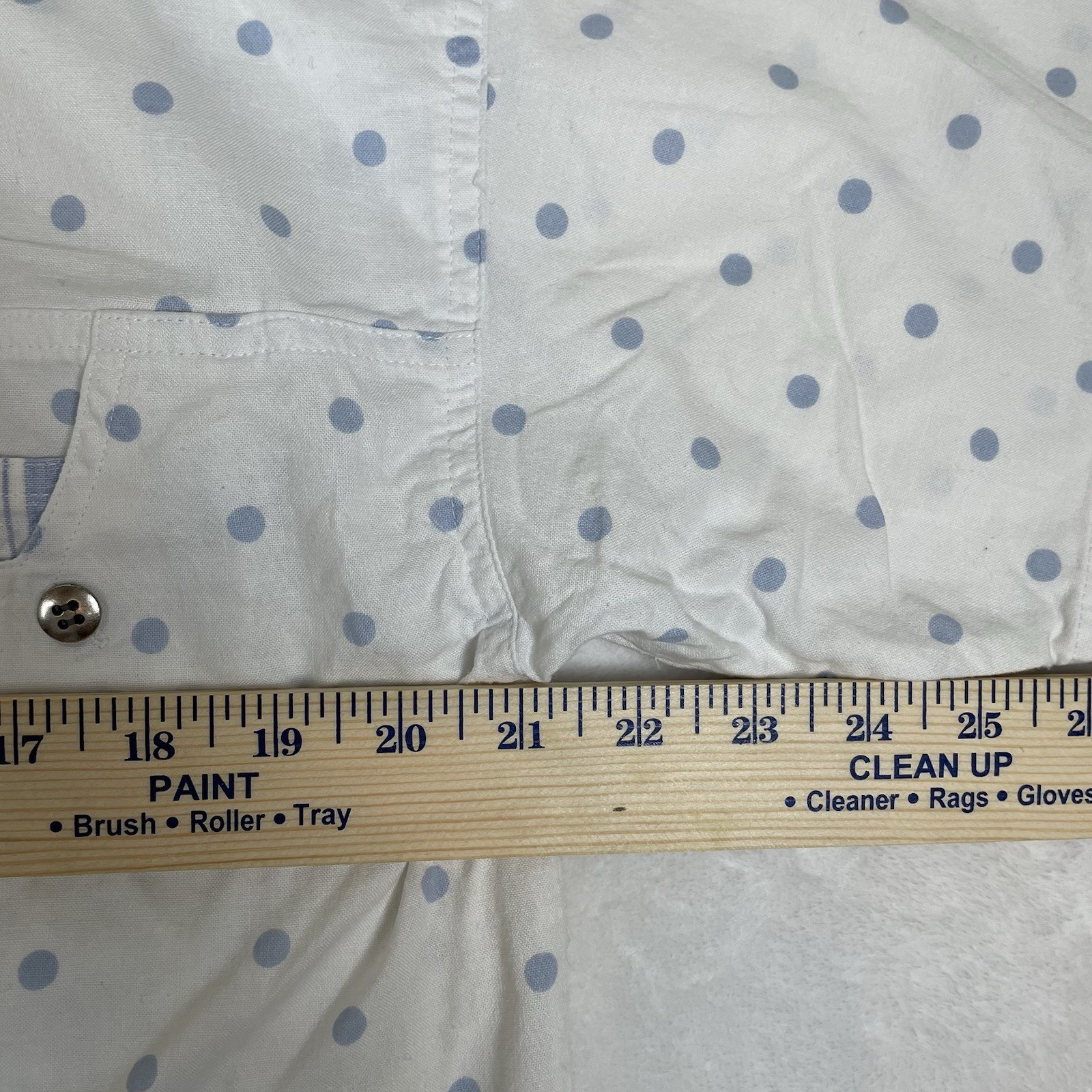 AJ Brandon 80’s Pleated Shorts(13/14) and Shirt(L) Vintage Set Blue and White