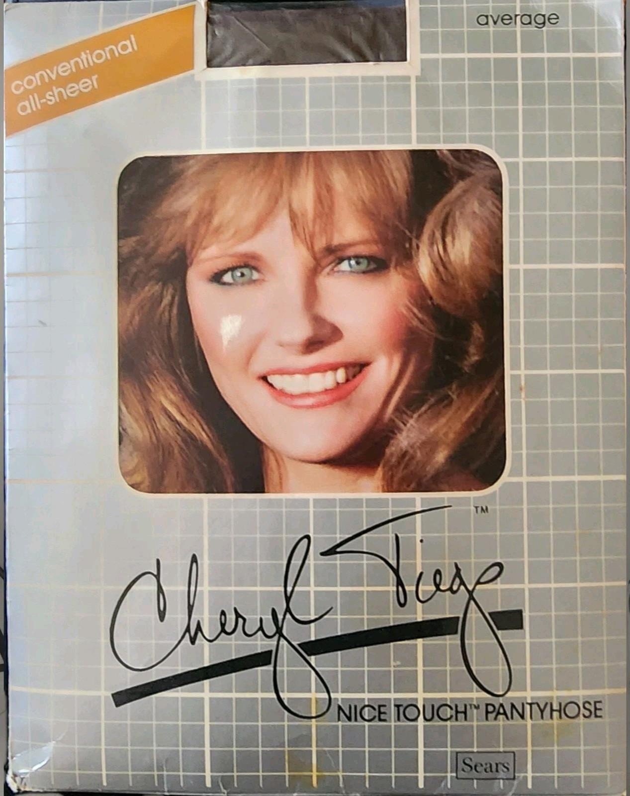 Vintage 80’s Cheryl Tiegs Nice TOUCH Pantyhose JAVA Size Average SEARS NOS
